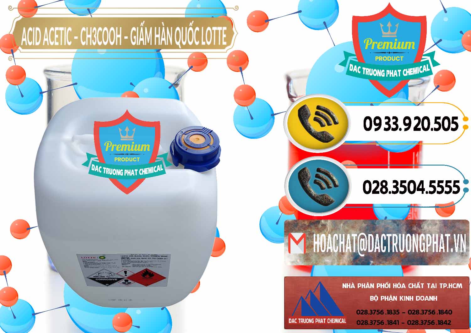 Công ty chuyên bán và cung ứng Acetic Acid – Axit Acetic Hàn Quốc Lotte Korea - 0002 - Nhà phân phối - bán hóa chất tại TP.HCM - hoachatdetnhuom.vn