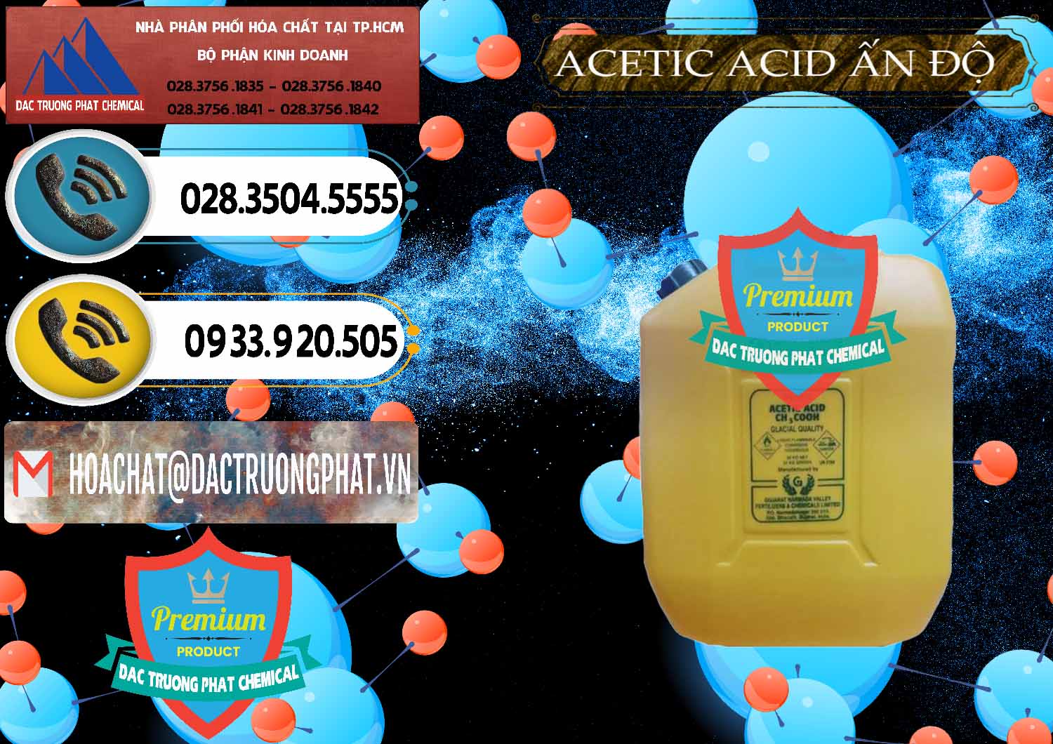 Phân phối ( bán ) Acetic Acid – Axit Acetic Ấn Độ India - 0359 - Phân phối & kinh doanh hóa chất tại TP.HCM - hoachatdetnhuom.vn