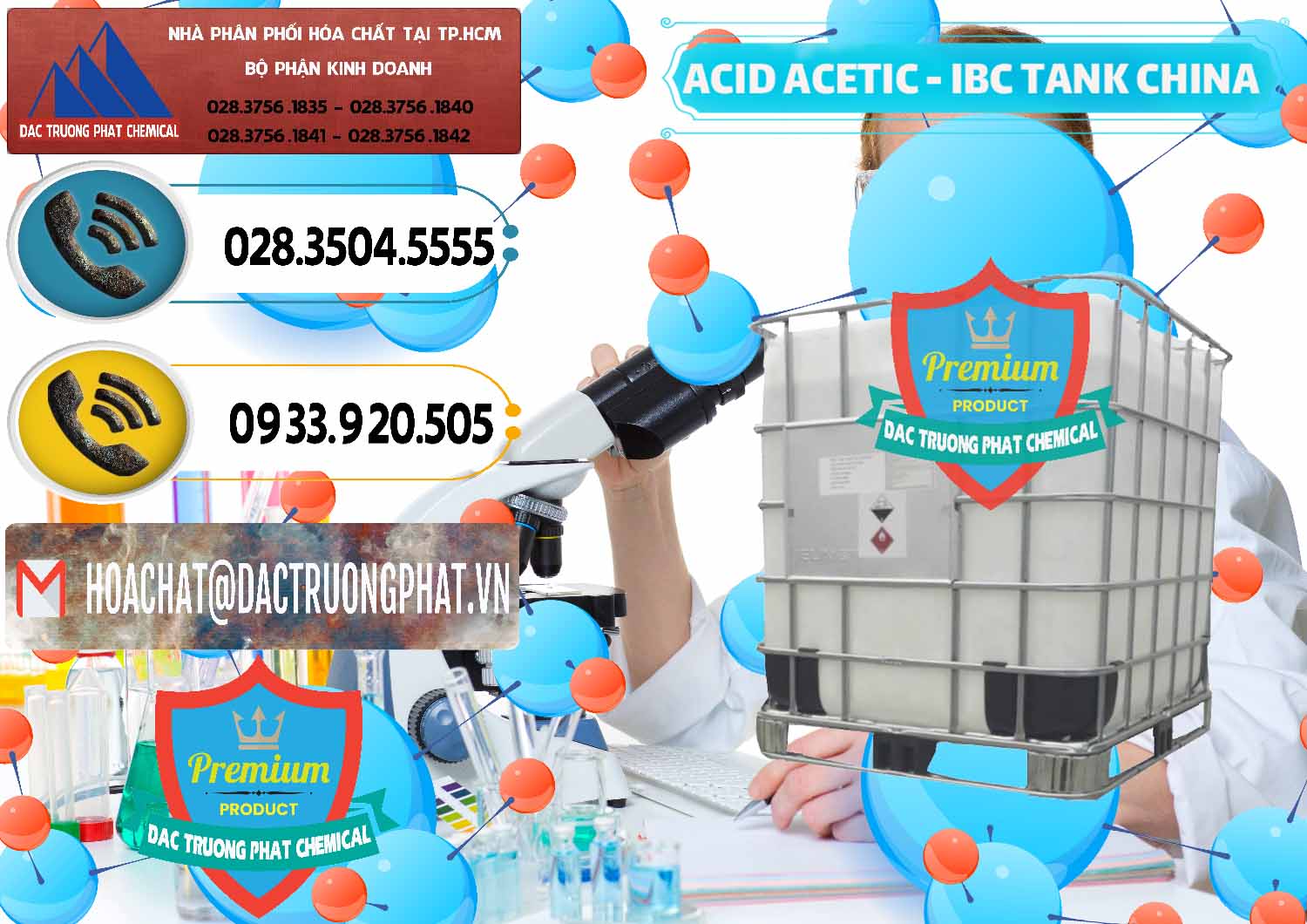 Nơi chuyên phân phối _ bán Acetic Acid – Axit Acetic Tank Bồn IBC Trung Quốc China - 0443 - Đơn vị chuyên cung cấp ( nhập khẩu ) hóa chất tại TP.HCM - hoachatdetnhuom.vn