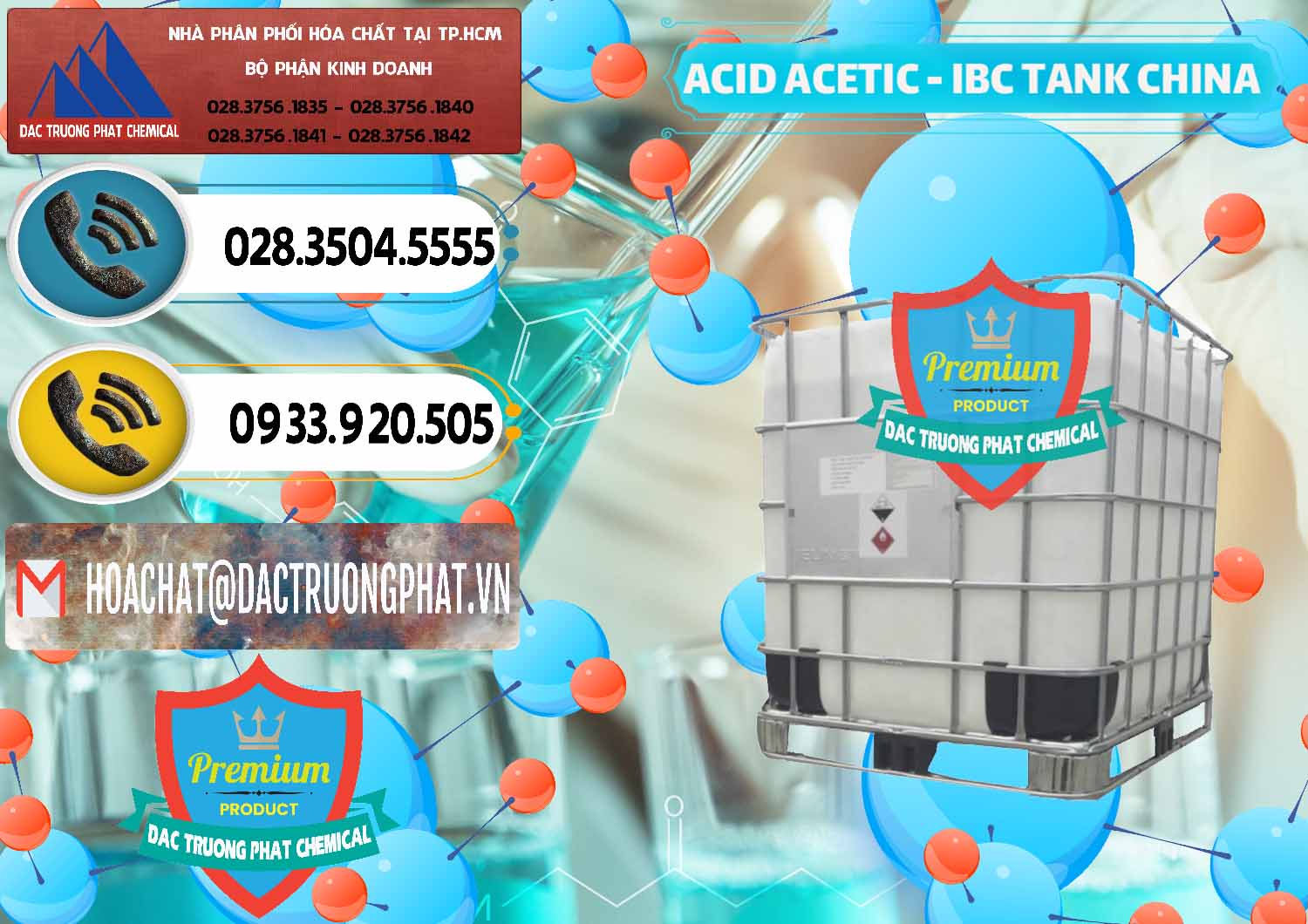 Công ty chuyên bán _ cung ứng Acetic Acid – Axit Acetic Tank Bồn IBC Trung Quốc China - 0443 - Chuyên phân phối ( cung cấp ) hóa chất tại TP.HCM - hoachatdetnhuom.vn