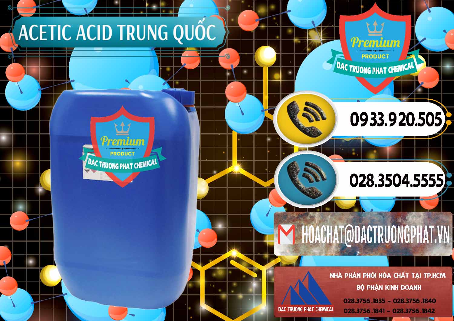 Cty chuyên bán ( cung cấp ) Acetic Acid – Axit Acetic Trung Quốc China - 0358 - Công ty phân phối - bán hóa chất tại TP.HCM - hoachatdetnhuom.vn