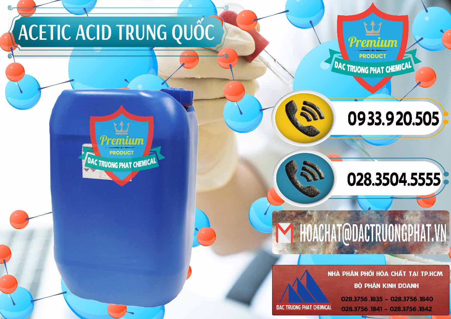 Công ty chuyên cung cấp ( bán ) Acetic Acid – Axit Acetic Trung Quốc China - 0358 - Đơn vị bán ( phân phối ) hóa chất tại TP.HCM - hoachatdetnhuom.vn