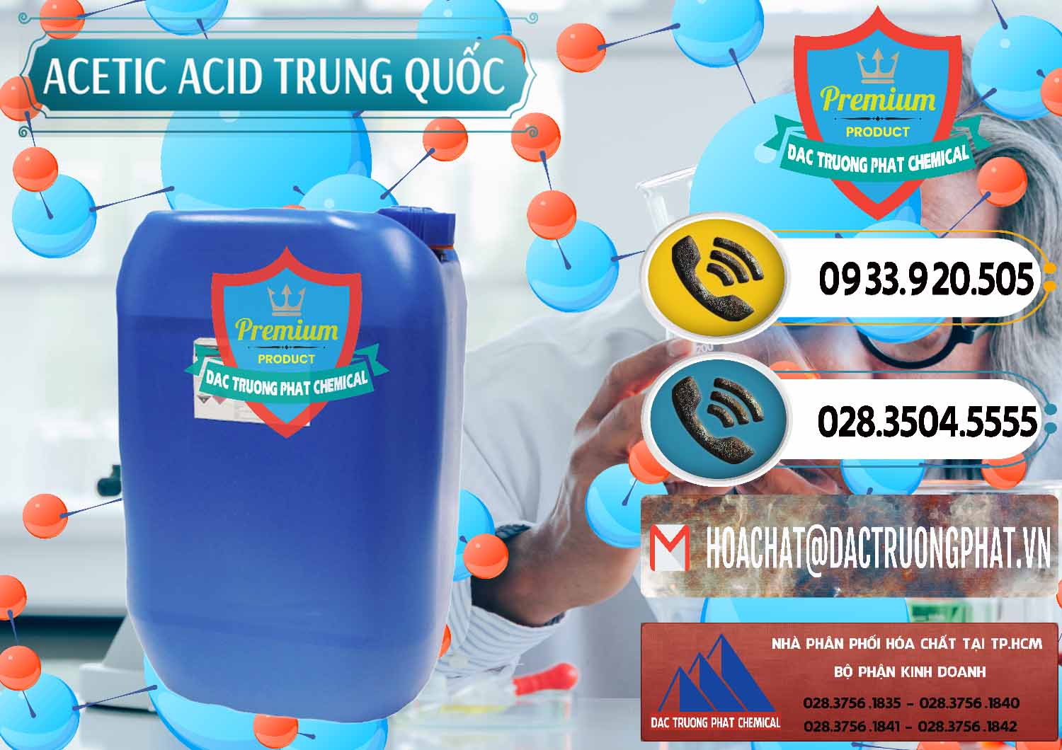 Nơi chuyên phân phối - bán Acetic Acid – Axit Acetic Trung Quốc China - 0358 - Nhà cung cấp _ kinh doanh hóa chất tại TP.HCM - hoachatdetnhuom.vn