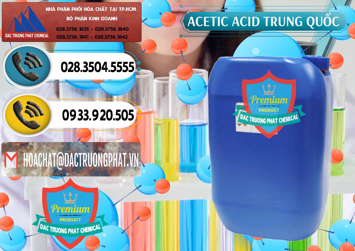 Chuyên bán ( cung ứng ) Acetic Acid – Axit Acetic Trung Quốc China - 0358 - Đơn vị chuyên phân phối - nhập khẩu hóa chất tại TP.HCM - hoachatdetnhuom.vn