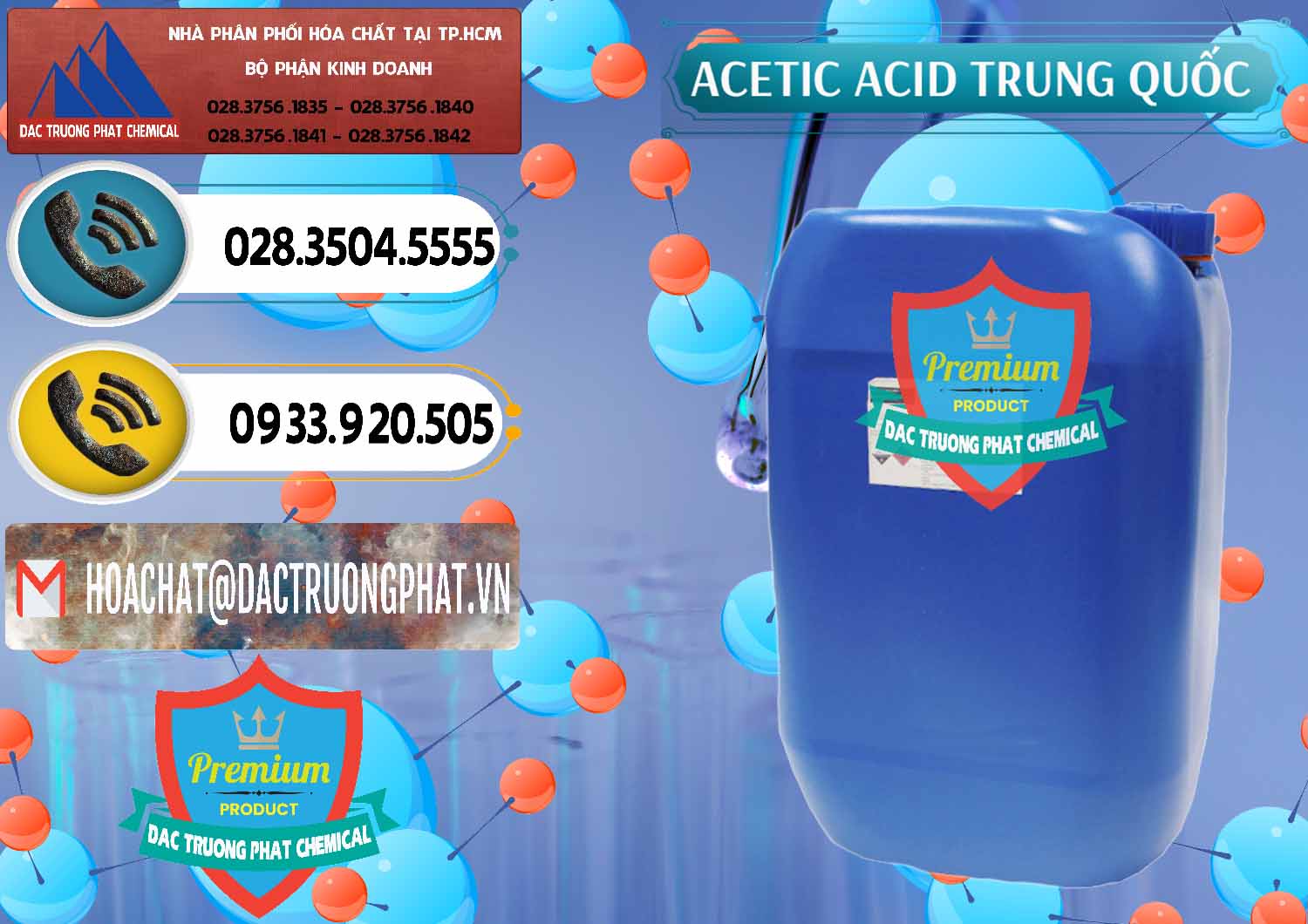 Cty chuyên cung ứng và bán Acetic Acid – Axit Acetic Trung Quốc China - 0358 - Cty cung cấp - phân phối hóa chất tại TP.HCM - hoachatdetnhuom.vn