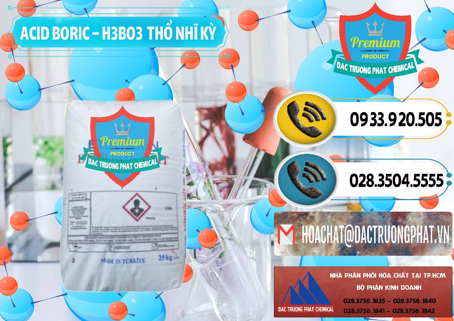 Đơn vị chuyên kinh doanh _ bán Acid Boric – Axit Boric H3BO3 Etimaden Thổ Nhĩ Kỳ Turkey - 0369 - Phân phối và bán hóa chất tại TP.HCM - hoachatdetnhuom.vn