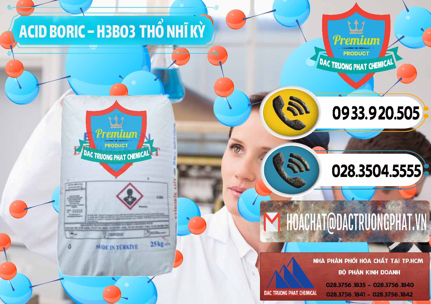Công ty bán & cung cấp Acid Boric – Axit Boric H3BO3 Etimaden Thổ Nhĩ Kỳ Turkey - 0369 - Cty chuyên cung ứng _ phân phối hóa chất tại TP.HCM - hoachatdetnhuom.vn