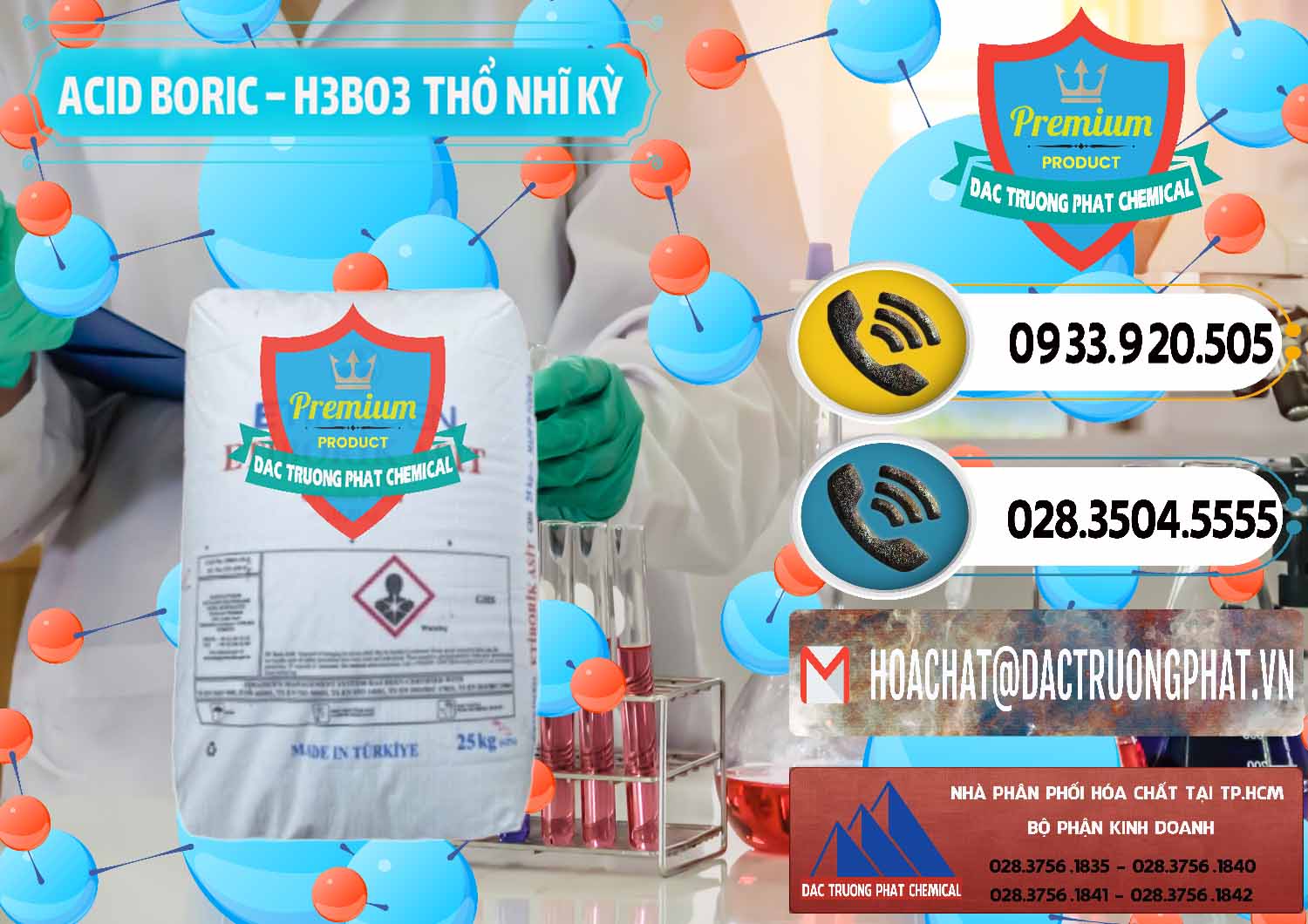 Cty bán & phân phối Acid Boric – Axit Boric H3BO3 Etimaden Thổ Nhĩ Kỳ Turkey - 0369 - Công ty chuyên nhập khẩu _ cung cấp hóa chất tại TP.HCM - hoachatdetnhuom.vn