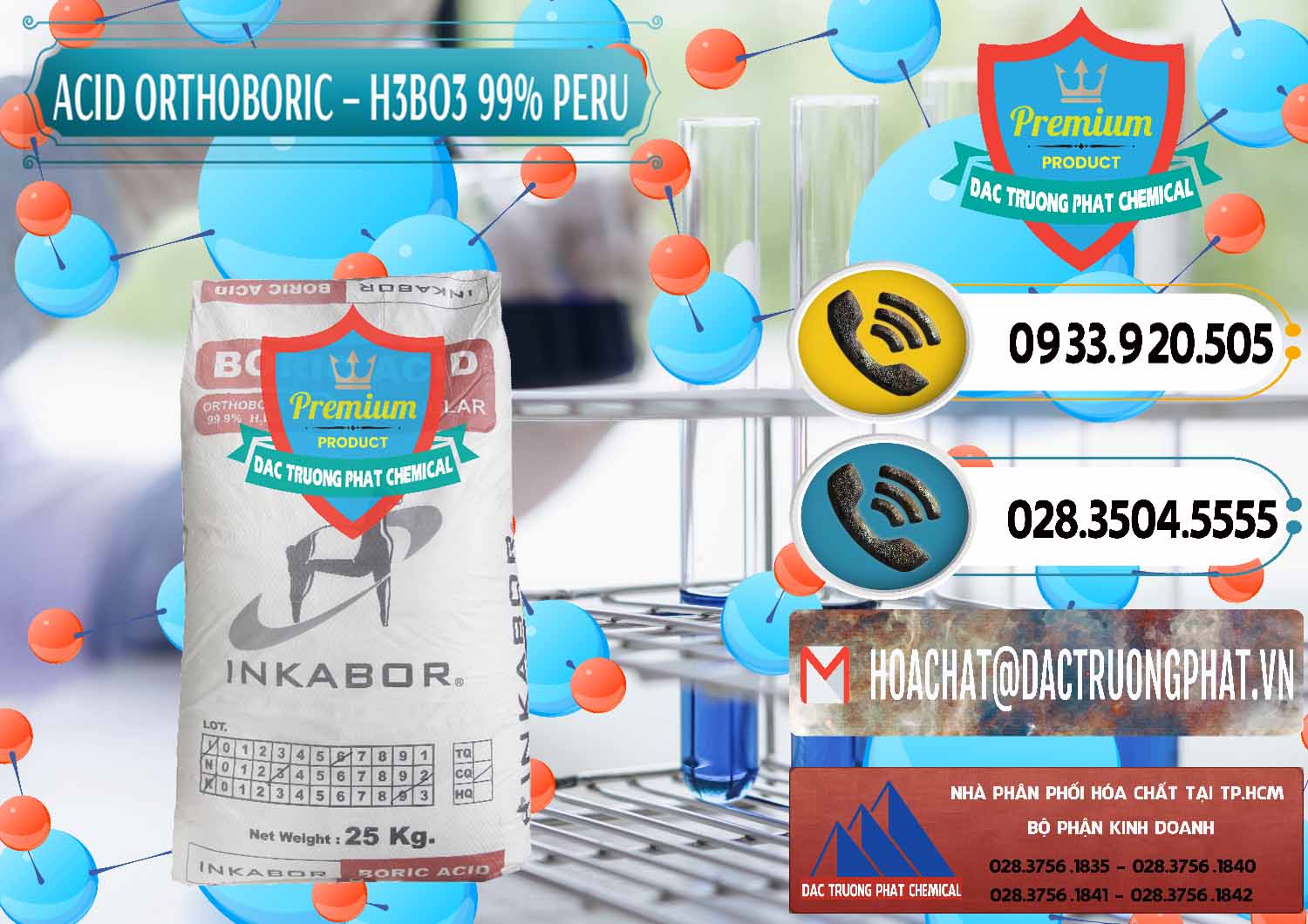 Chuyên kinh doanh _ bán Acid Boric – Axit Boric H3BO3 99% Inkabor Peru - 0280 - Cung ứng & phân phối hóa chất tại TP.HCM - hoachatdetnhuom.vn