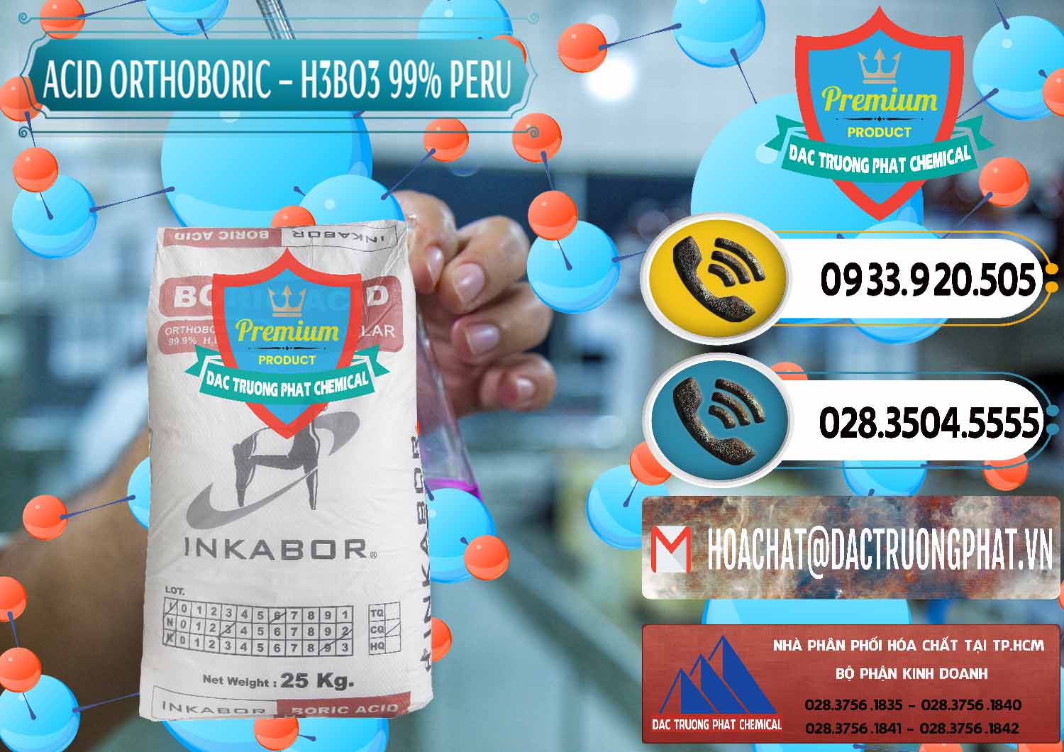 Cty bán _ cung ứng Acid Boric – Axit Boric H3BO3 99% Inkabor Peru - 0280 - Công ty chuyên cung cấp và kinh doanh hóa chất tại TP.HCM - hoachatdetnhuom.vn
