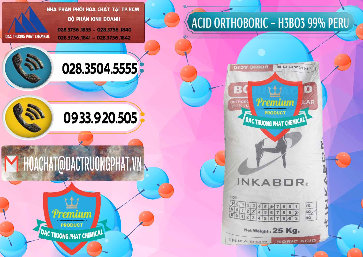 Đơn vị cung cấp và bán Acid Boric – Axit Boric H3BO3 99% Inkabor Peru - 0280 - Cty chuyên cung cấp & kinh doanh hóa chất tại TP.HCM - hoachatdetnhuom.vn