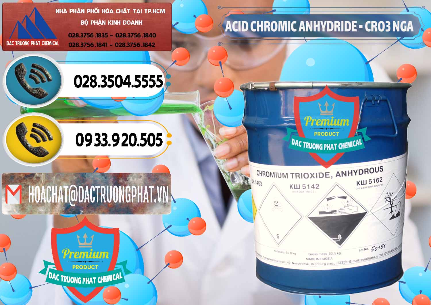 Nơi nhập khẩu _ bán Acid Chromic Anhydride - Cromic CRO3 Nga Russia - 0006 - Nhà phân phối ( cung cấp ) hóa chất tại TP.HCM - hoachatdetnhuom.vn