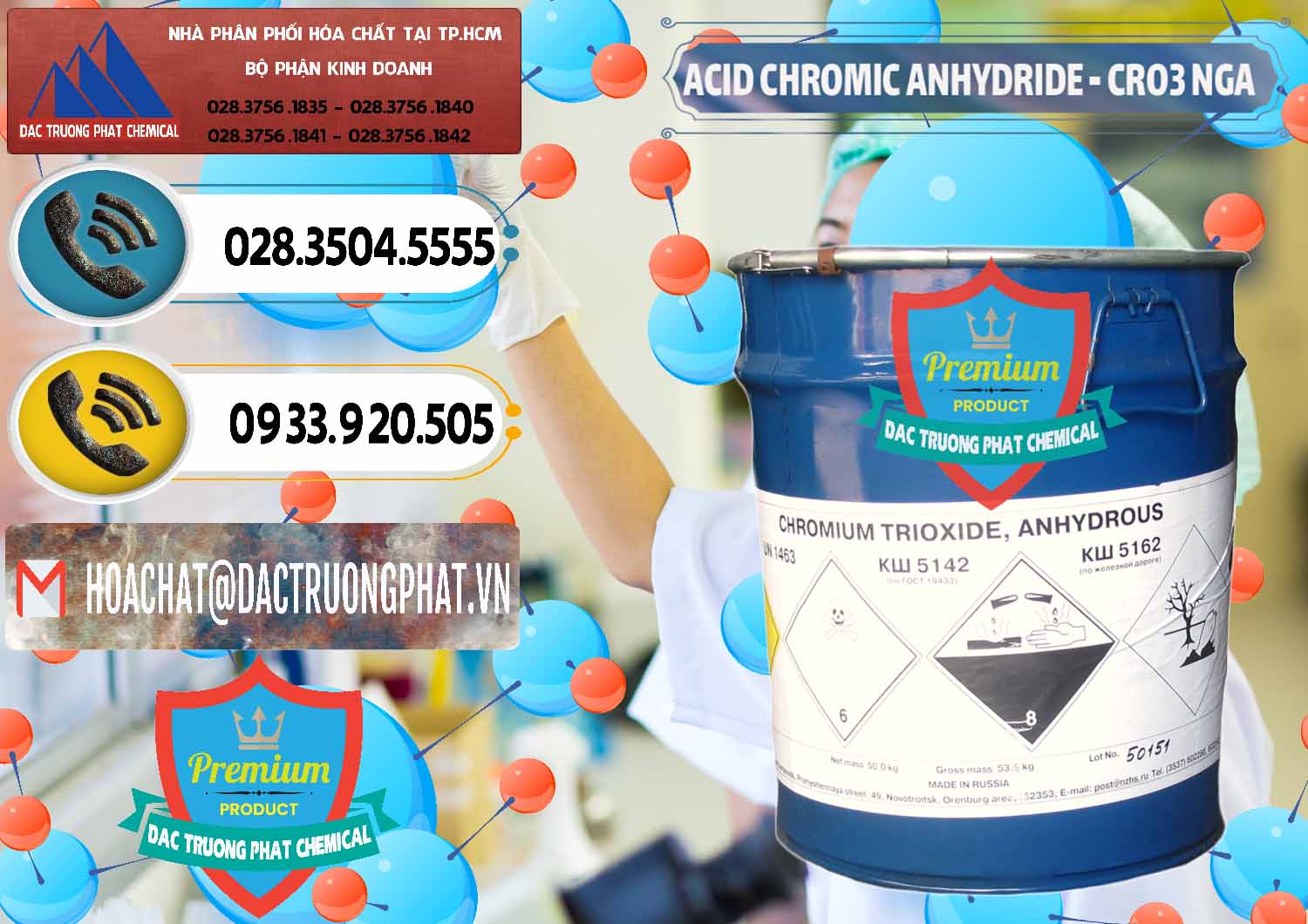Cung ứng & bán Acid Chromic Anhydride - Cromic CRO3 Nga Russia - 0006 - Công ty chuyên cung cấp & nhập khẩu hóa chất tại TP.HCM - hoachatdetnhuom.vn