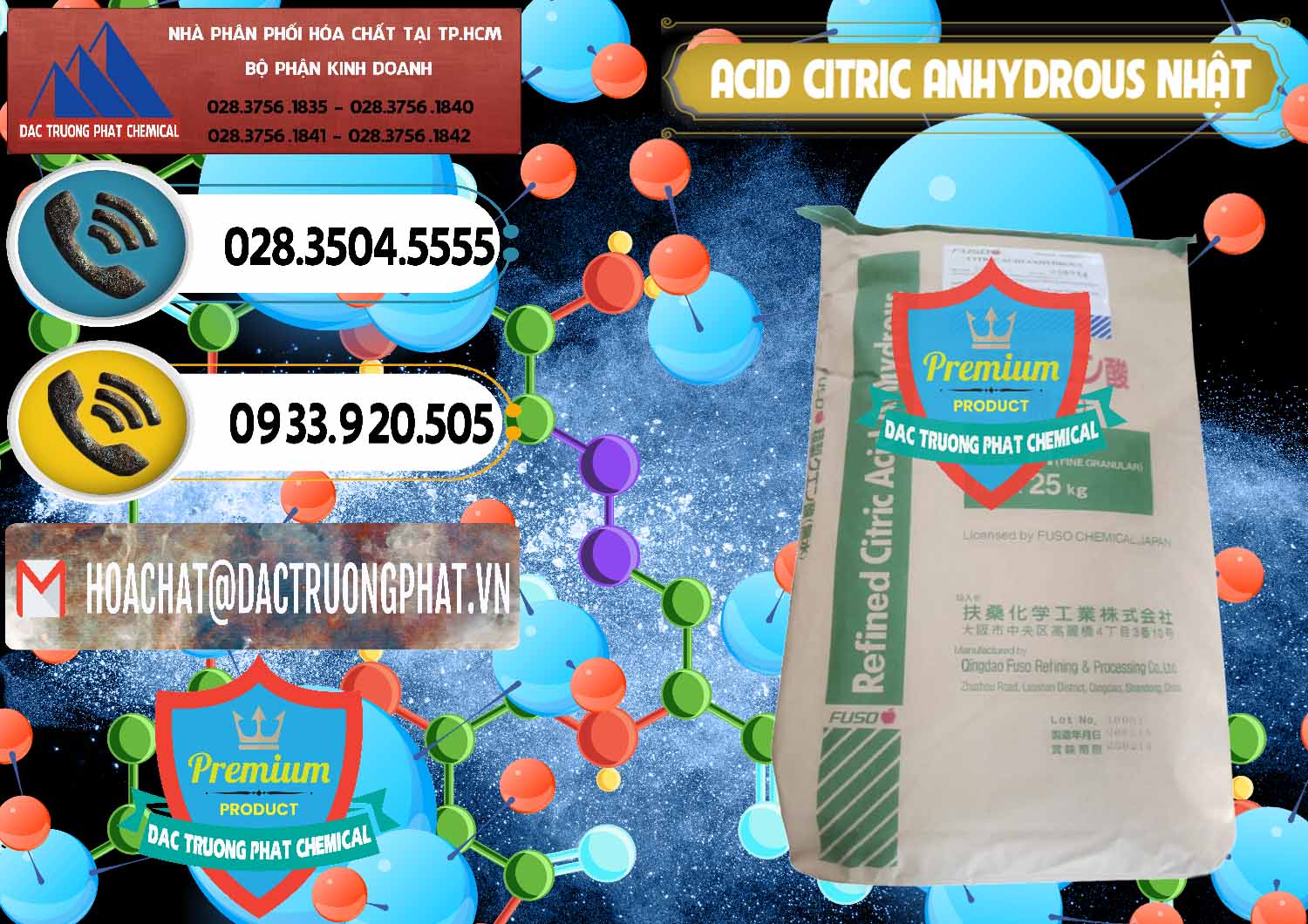 Công ty chuyên cung cấp và bán Acid Citric - Axit Citric Anhydrous FUSO Nhật Japan - 0439 - Công ty chuyên phân phối - nhập khẩu hóa chất tại TP.HCM - hoachatdetnhuom.vn