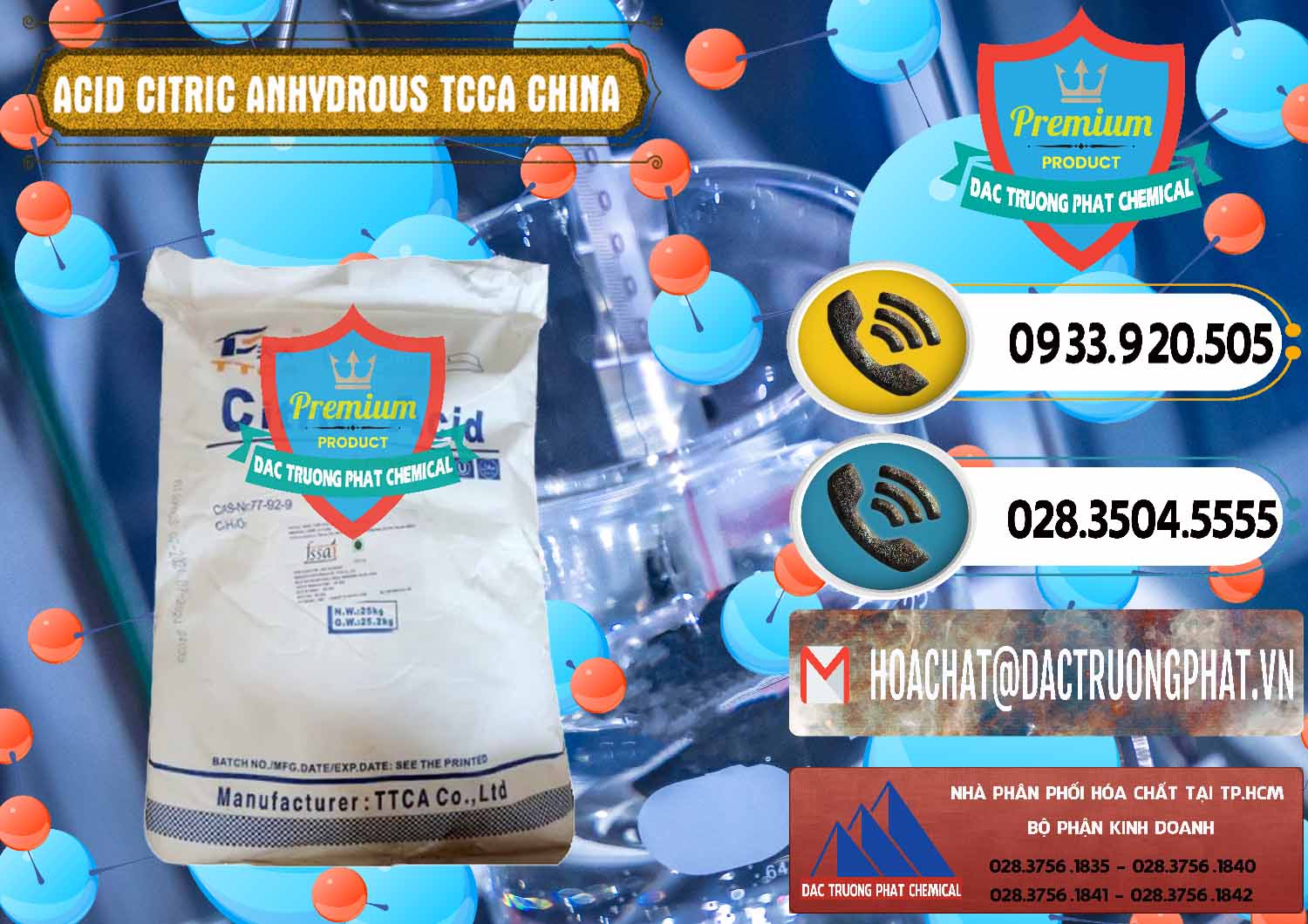 Nơi chuyên phân phối và bán Acid Citric - Axit Citric Anhydrous TCCA Trung Quốc China - 0442 - Đơn vị chuyên cung cấp và nhập khẩu hóa chất tại TP.HCM - hoachatdetnhuom.vn