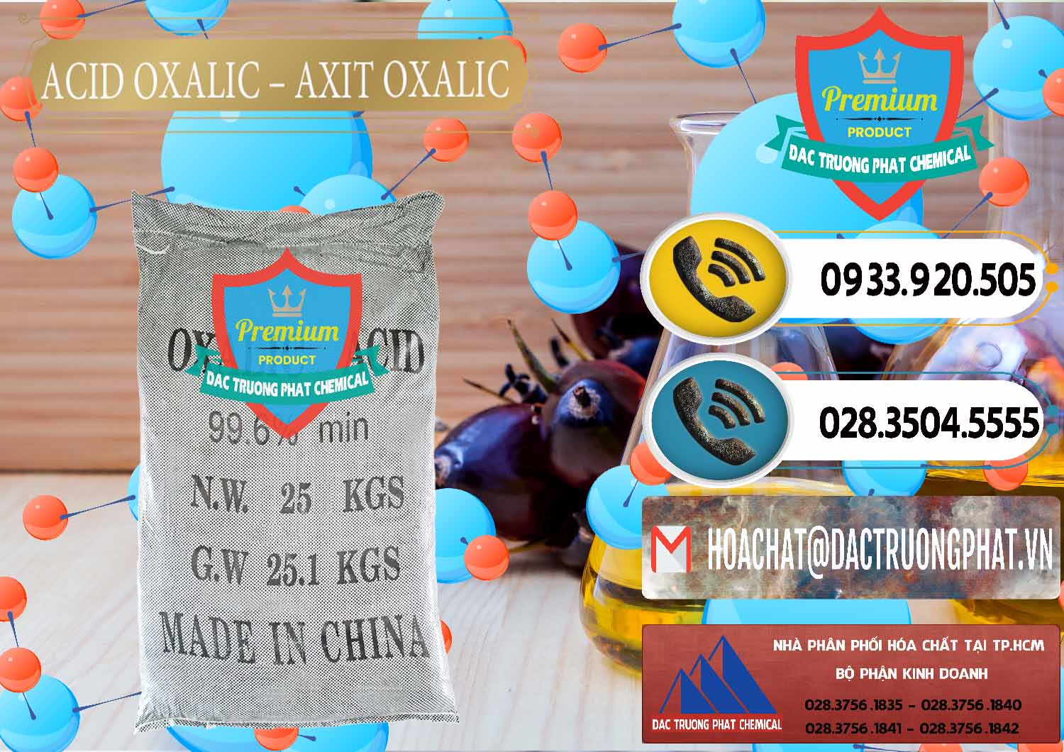 Công ty chuyên nhập khẩu và bán Acid Oxalic – Axit Oxalic 99.6% Trung Quốc China - 0014 - Nơi chuyên phân phối & cung ứng hóa chất tại TP.HCM - hoachatdetnhuom.vn