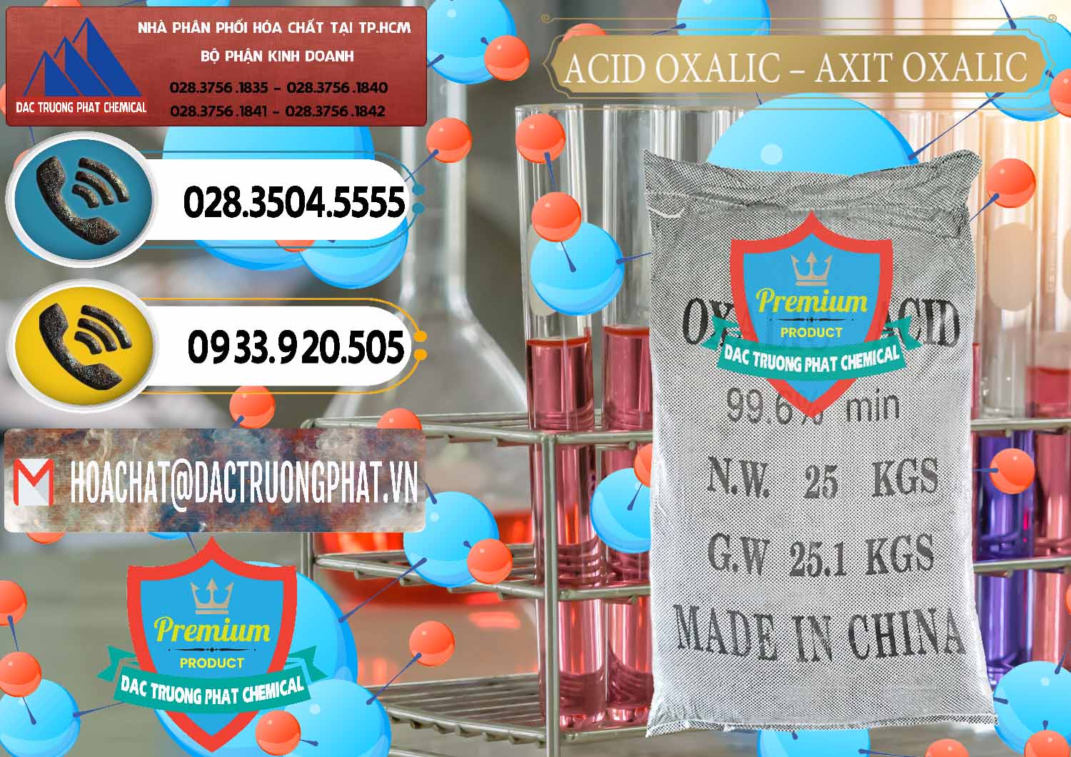 Nơi chuyên phân phối và bán Acid Oxalic – Axit Oxalic 99.6% Trung Quốc China - 0014 - Nơi phân phối và cung ứng hóa chất tại TP.HCM - hoachatdetnhuom.vn