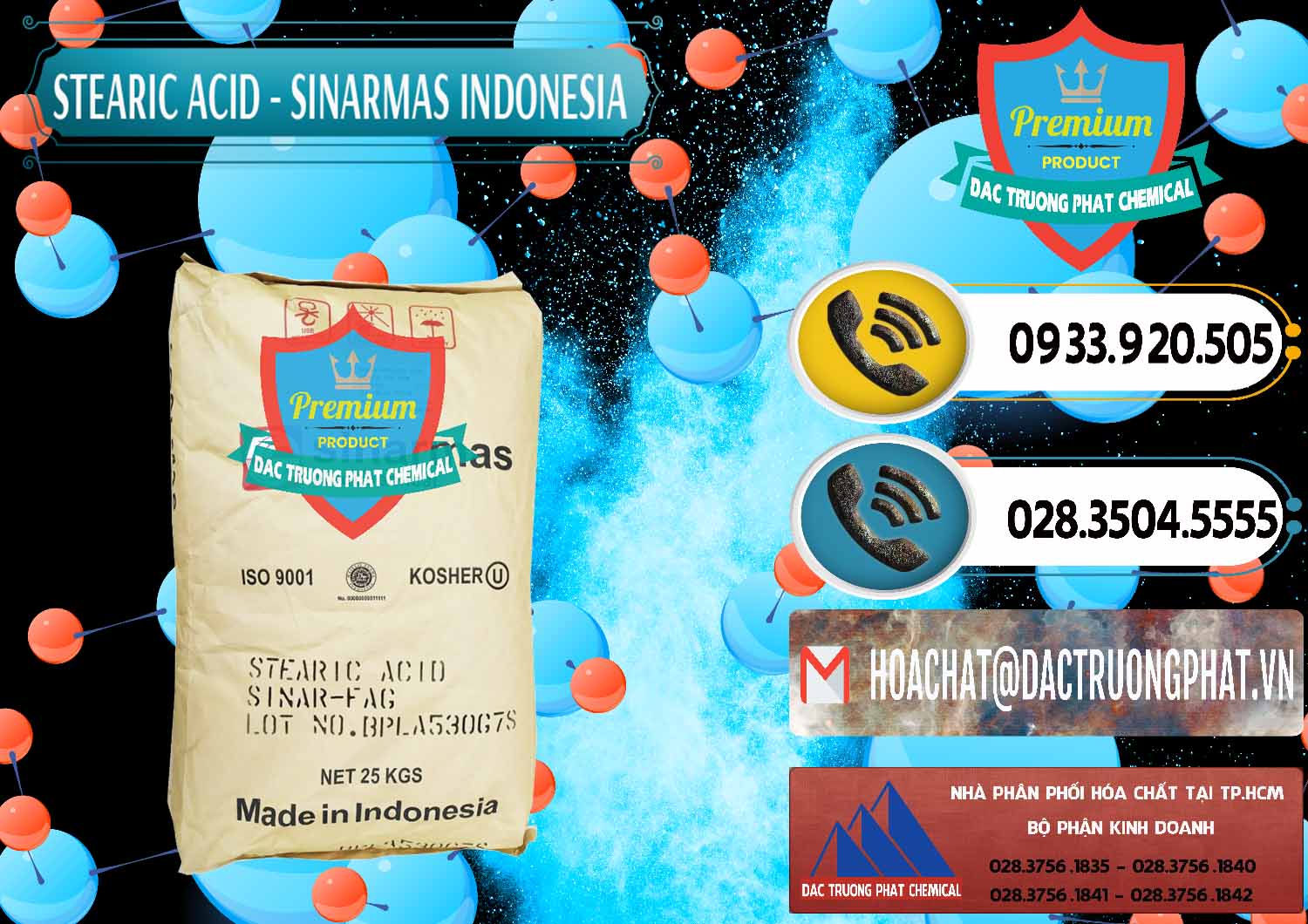 Đơn vị chuyên bán ( phân phối ) Axit Stearic - Stearic Acid Sinarmas Indonesia - 0389 - Đơn vị nhập khẩu _ cung cấp hóa chất tại TP.HCM - hoachatdetnhuom.vn