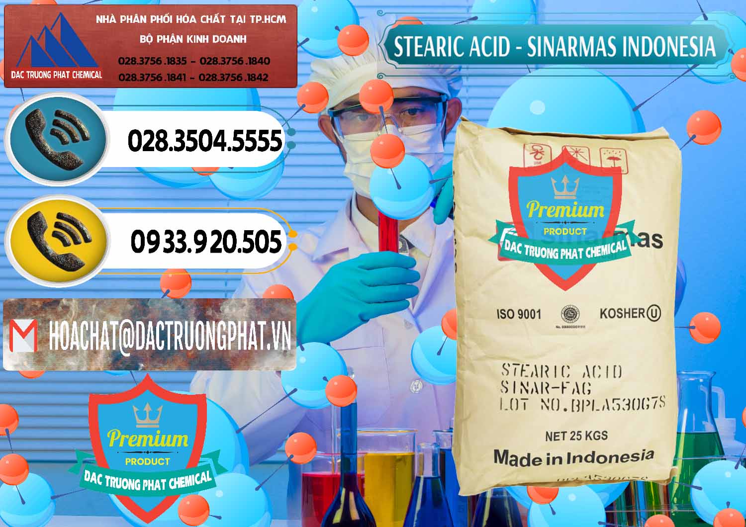 Công ty bán - cung ứng Axit Stearic - Stearic Acid Sinarmas Indonesia - 0389 - Cty phân phối - cung cấp hóa chất tại TP.HCM - hoachatdetnhuom.vn