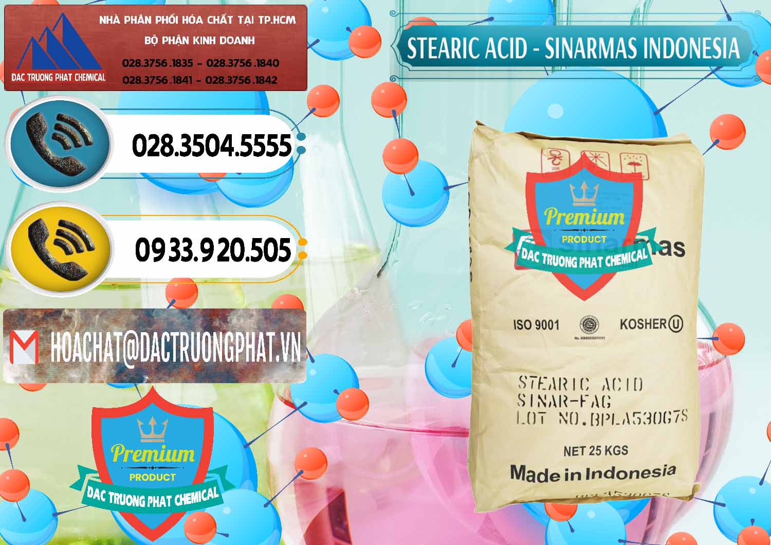 Nơi chuyên bán - cung cấp Axit Stearic - Stearic Acid Sinarmas Indonesia - 0389 - Đơn vị cung cấp & nhập khẩu hóa chất tại TP.HCM - hoachatdetnhuom.vn