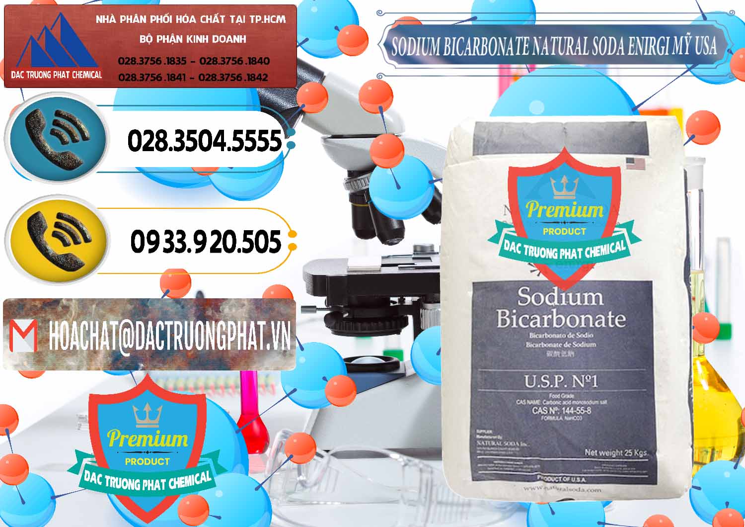 Bán và cung cấp Sodium Bicarbonate – Bicar NaHCO3 Food Grade Natural Soda Enirgi Mỹ USA - 0257 - Nơi bán và phân phối hóa chất tại TP.HCM - hoachatdetnhuom.vn