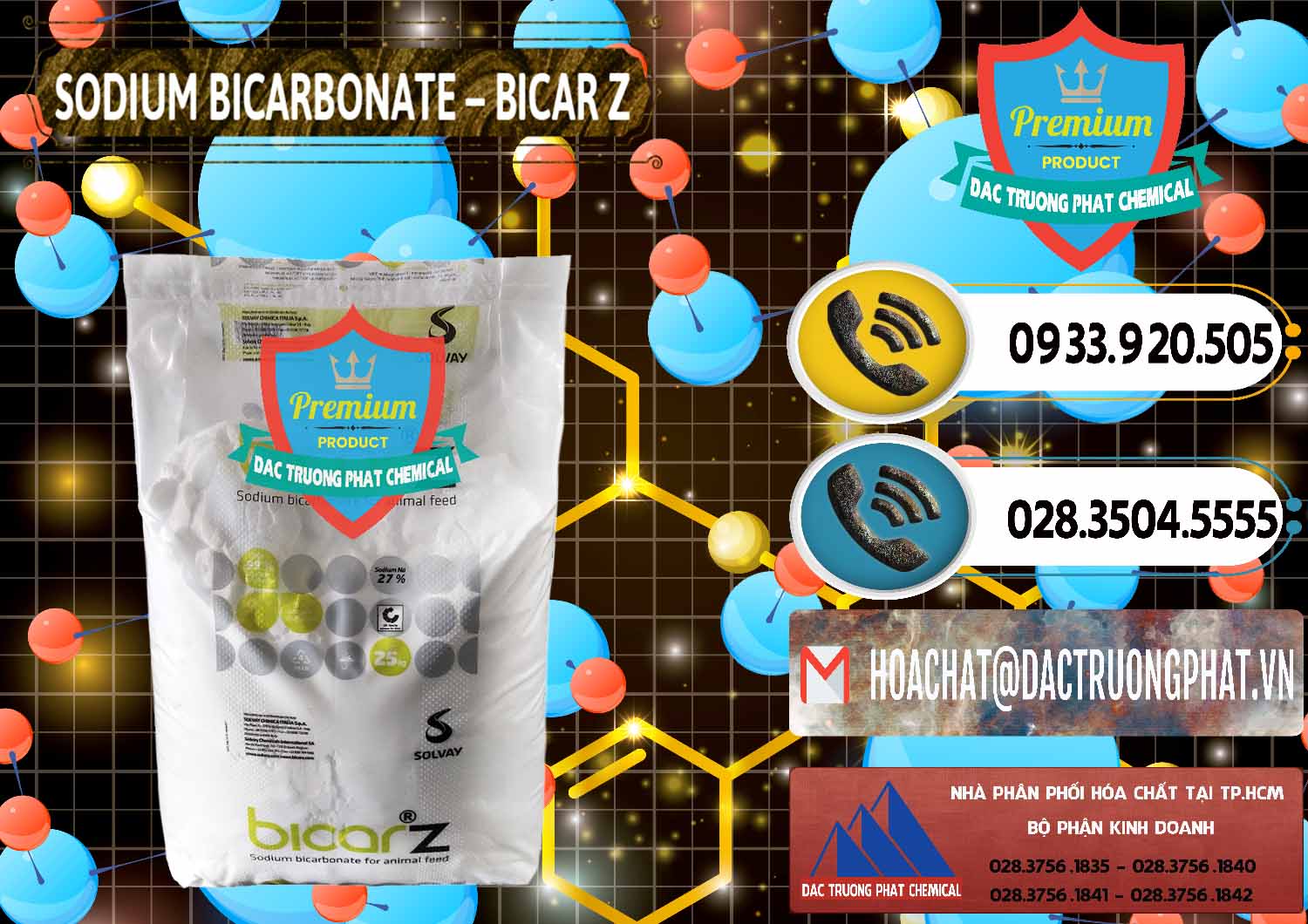 Chuyên phân phối ( bán ) Sodium Bicarbonate – NaHCO3 Bicar Z Ý Italy Solvay - 0139 - Phân phối hóa chất tại TP.HCM - hoachatdetnhuom.vn