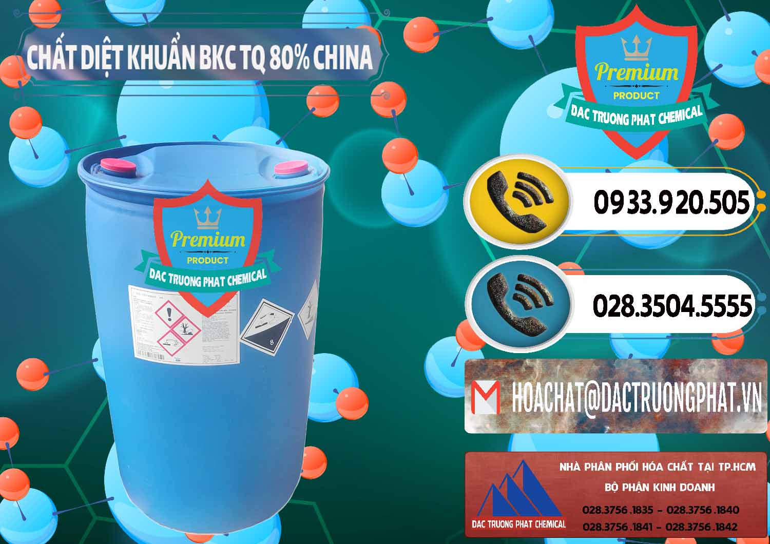 Đơn vị chuyên nhập khẩu & bán BKC - Benzalkonium Chloride 80% Trung Quốc China - 0310 - Phân phối & kinh doanh hóa chất tại TP.HCM - hoachatdetnhuom.vn
