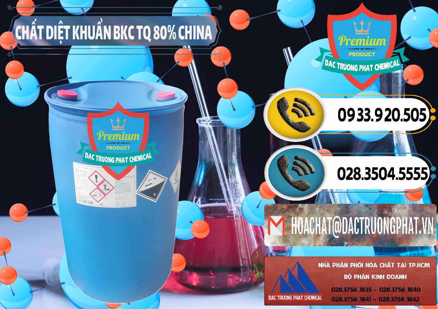Đơn vị chuyên kinh doanh & bán BKC - Benzalkonium Chloride 80% Trung Quốc China - 0310 - Nơi bán ( phân phối ) hóa chất tại TP.HCM - hoachatdetnhuom.vn
