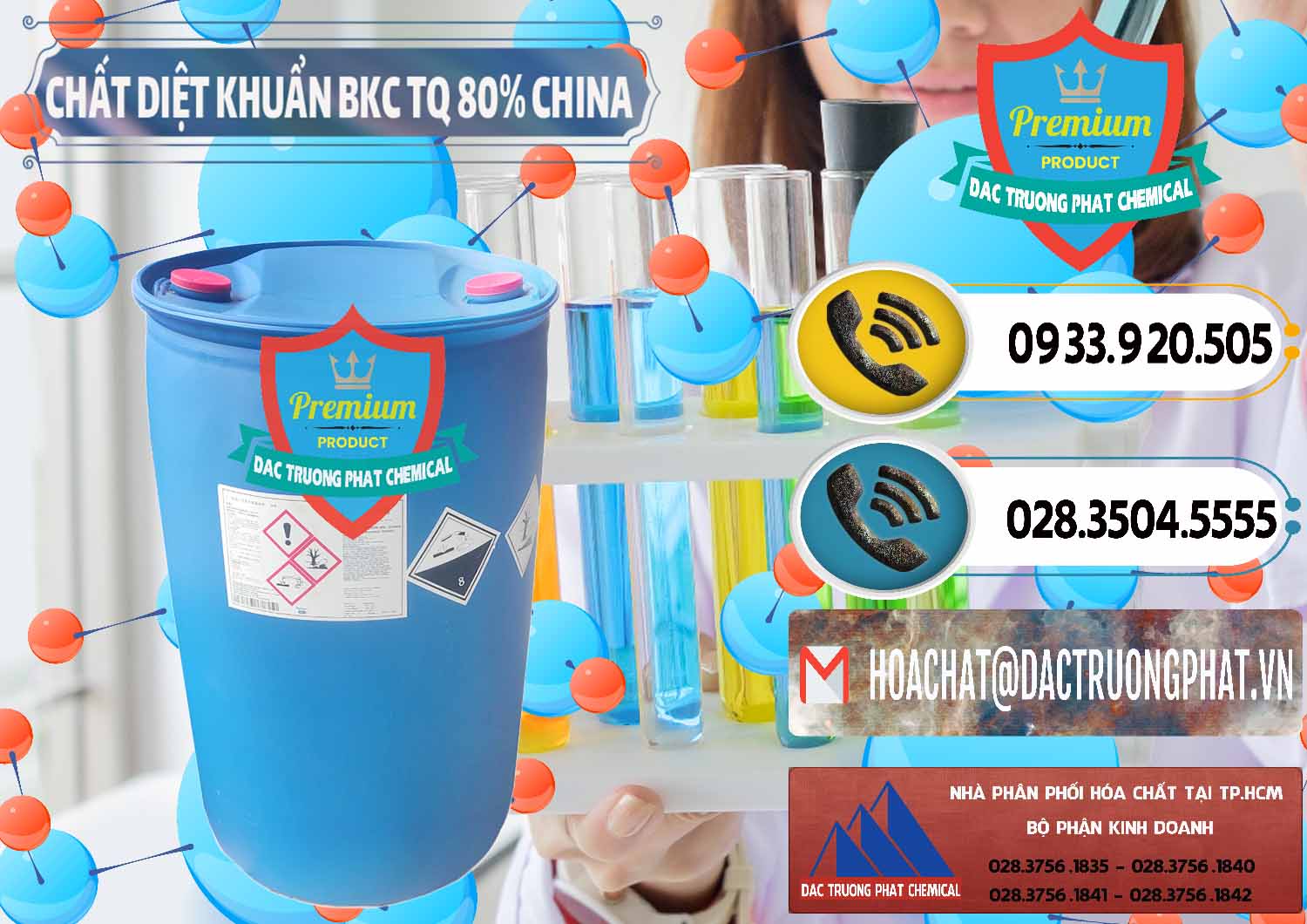 Đơn vị chuyên kinh doanh _ bán BKC - Benzalkonium Chloride 80% Trung Quốc China - 0310 - Phân phối và nhập khẩu hóa chất tại TP.HCM - hoachatdetnhuom.vn