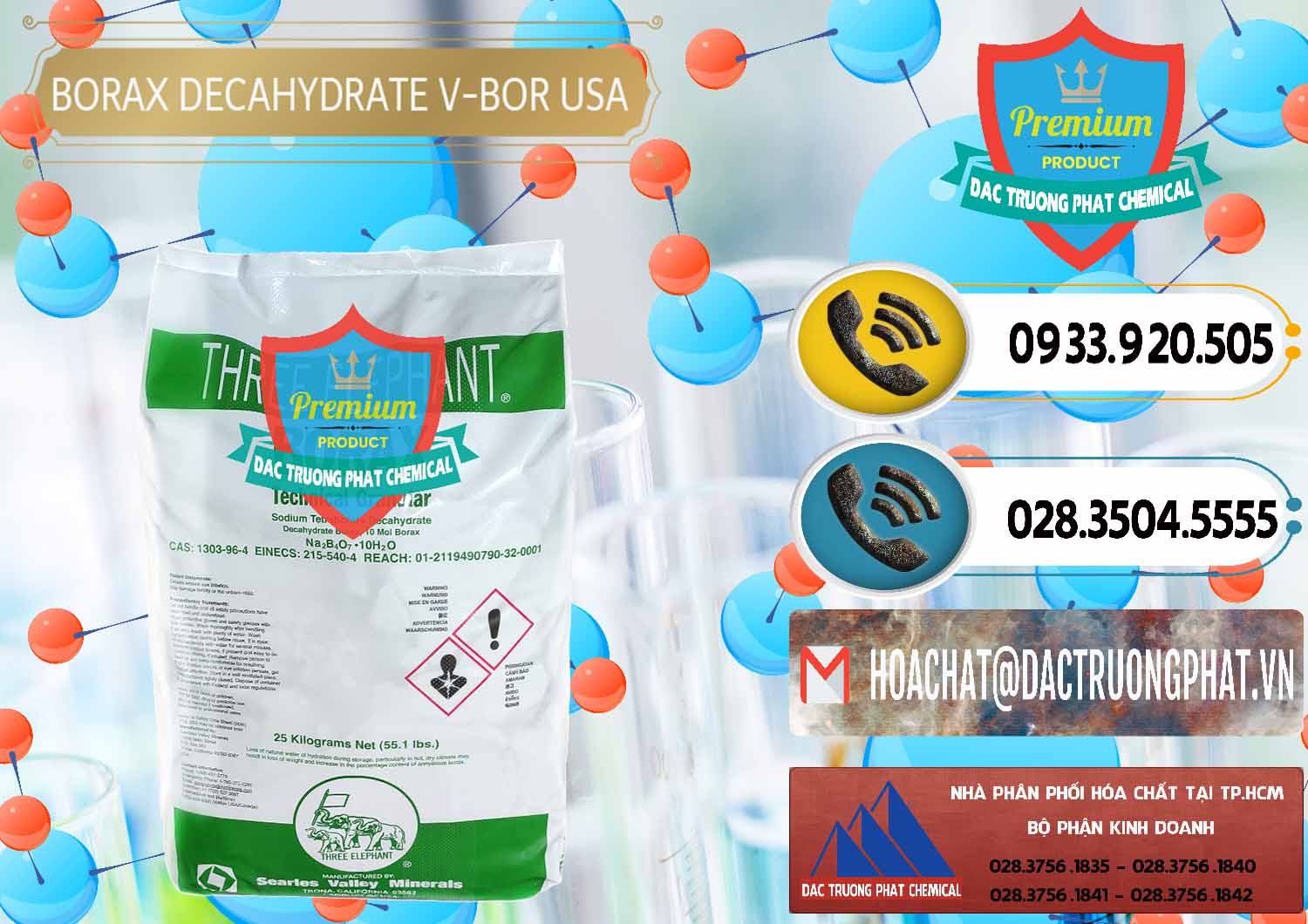 Công ty chuyên cung ứng ( bán ) Borax Decahydrate NA2B4O7.10H2O Mỹ V-Bor Usa - 0032 - Nơi chuyên phân phối - kinh doanh hóa chất tại TP.HCM - hoachatdetnhuom.vn