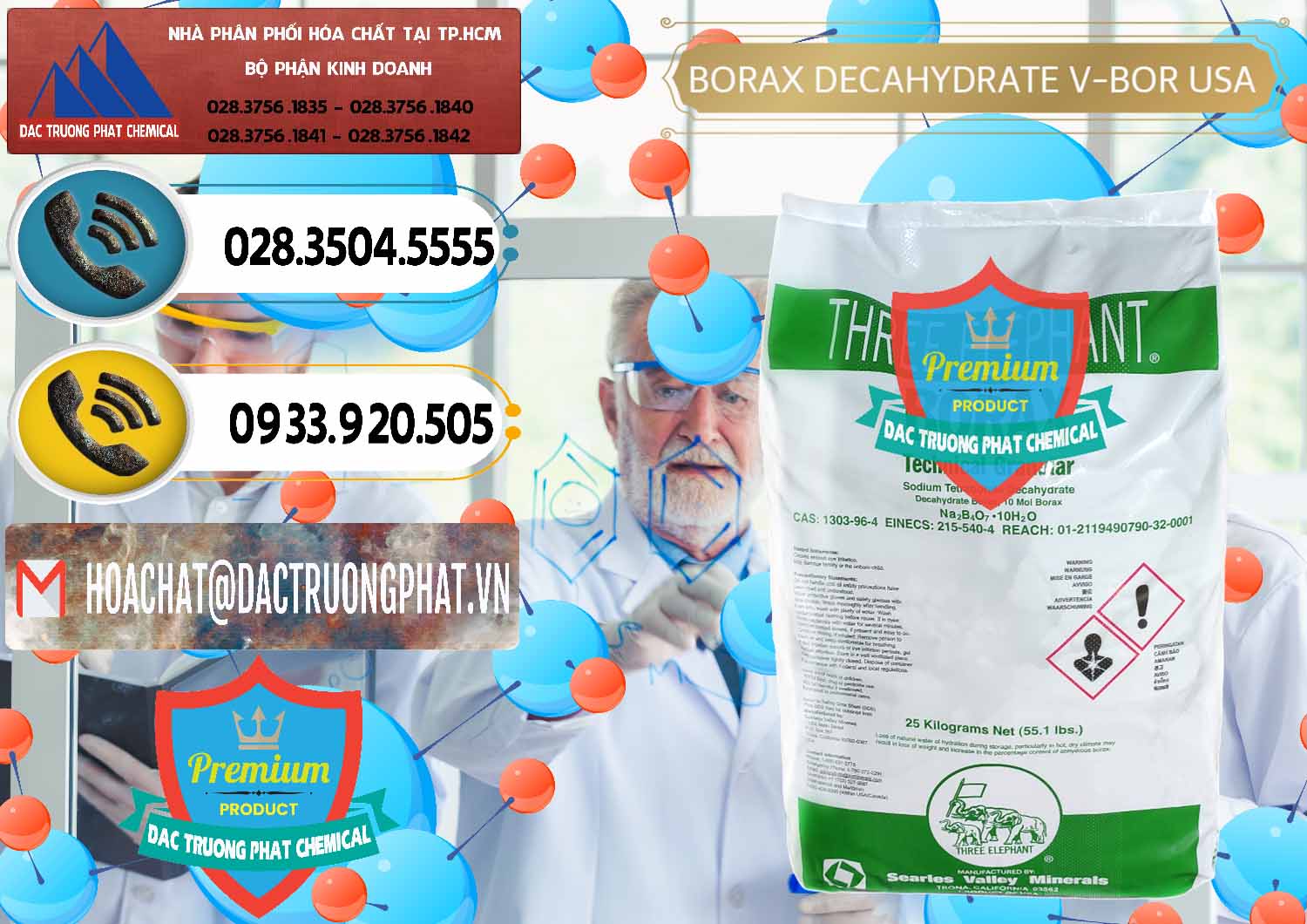 Đơn vị bán & phân phối Borax Decahydrate NA2B4O7.10H2O Mỹ V-Bor Usa - 0032 - Nhà phân phối _ bán hóa chất tại TP.HCM - hoachatdetnhuom.vn