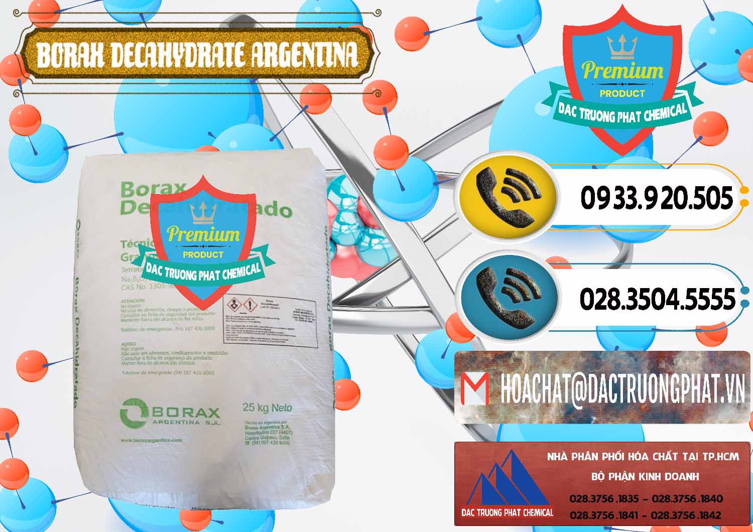 Đơn vị chuyên nhập khẩu - bán Borax Decahydrate Argentina - 0446 - Cty kinh doanh và phân phối hóa chất tại TP.HCM - hoachatdetnhuom.vn