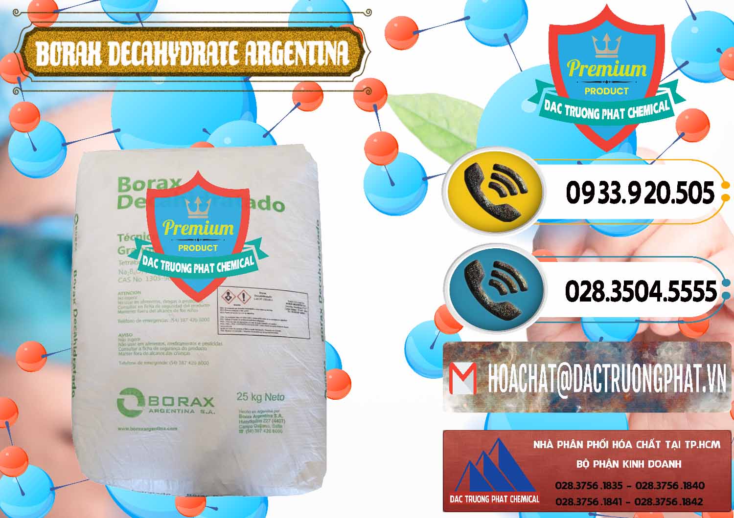 Đơn vị cung cấp - bán Borax Decahydrate Argentina - 0446 - Cty chuyên nhập khẩu - cung cấp hóa chất tại TP.HCM - hoachatdetnhuom.vn