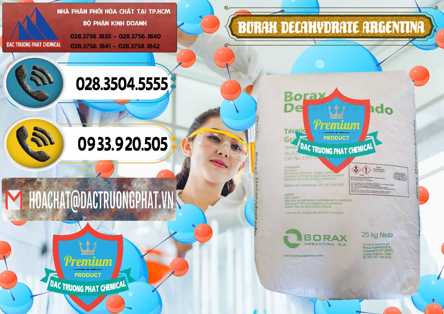 Cty bán _ cung cấp Borax Decahydrate Argentina - 0446 - Nơi chuyên kinh doanh - phân phối hóa chất tại TP.HCM - hoachatdetnhuom.vn