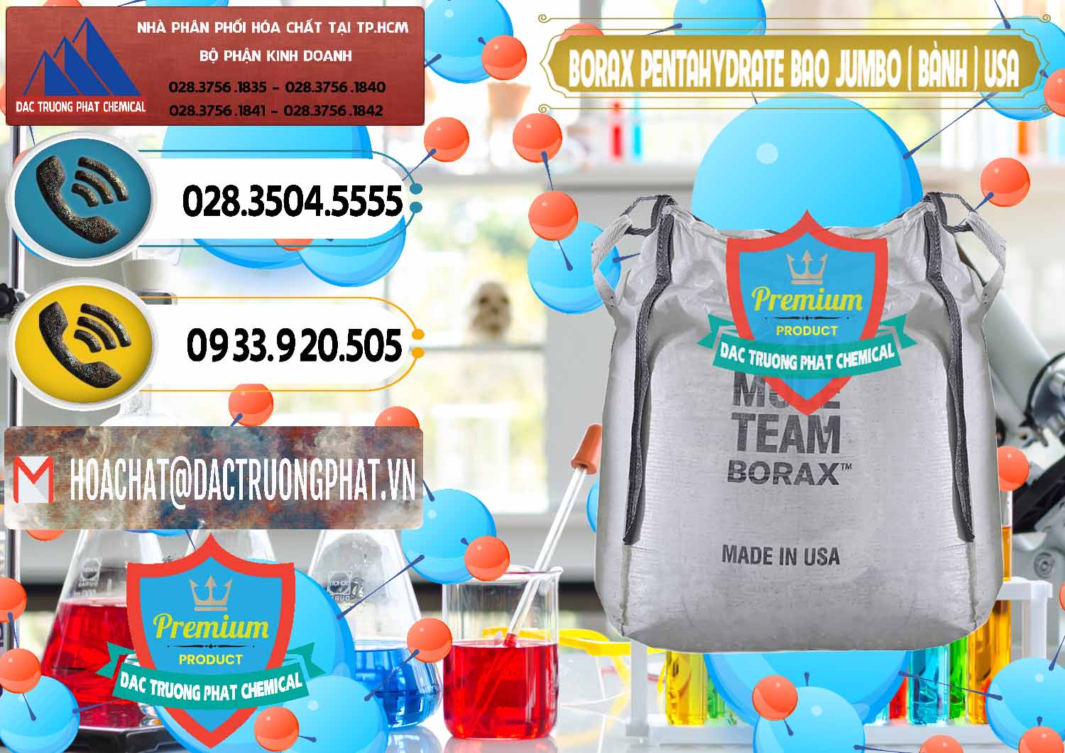 Nơi phân phối _ bán Borax Pentahydrate Bao Jumbo ( Bành ) Mule 20 Team Mỹ Usa - 0278 - Công ty chuyên cung cấp _ kinh doanh hóa chất tại TP.HCM - hoachatdetnhuom.vn