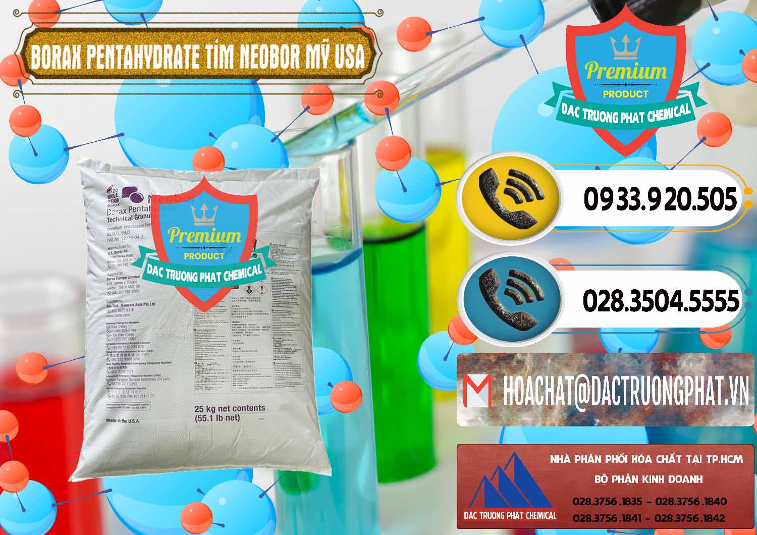 Đơn vị kinh doanh _ bán Borax Pentahydrate Bao Tím Neobor TG Mỹ Usa - 0277 - Nơi chuyên kinh doanh _ phân phối hóa chất tại TP.HCM - hoachatdetnhuom.vn