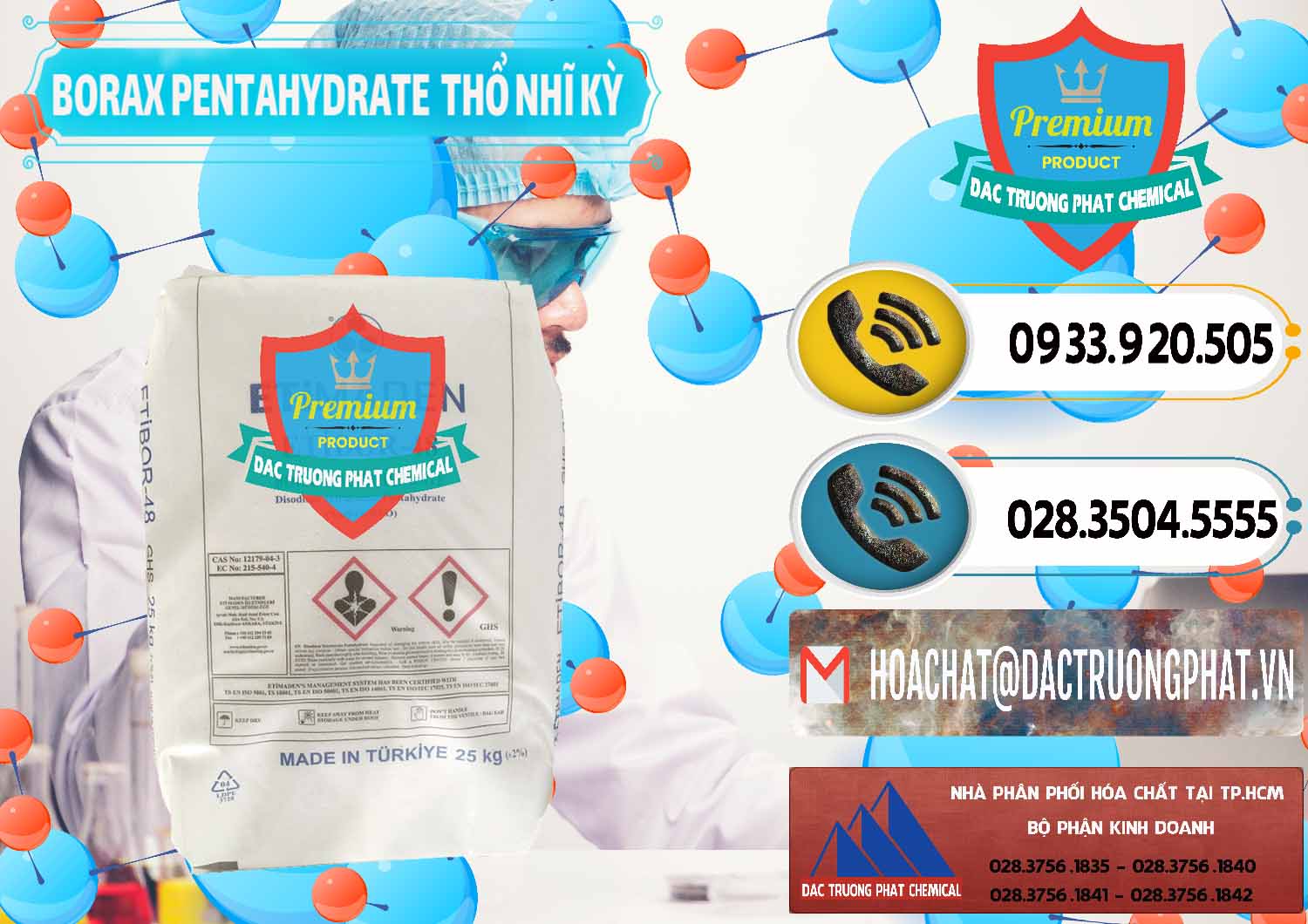 Cty bán - cung ứng Borax Pentahydrate Thổ Nhĩ Kỳ Turkey - 0431 - Chuyên cung cấp & bán hóa chất tại TP.HCM - hoachatdetnhuom.vn