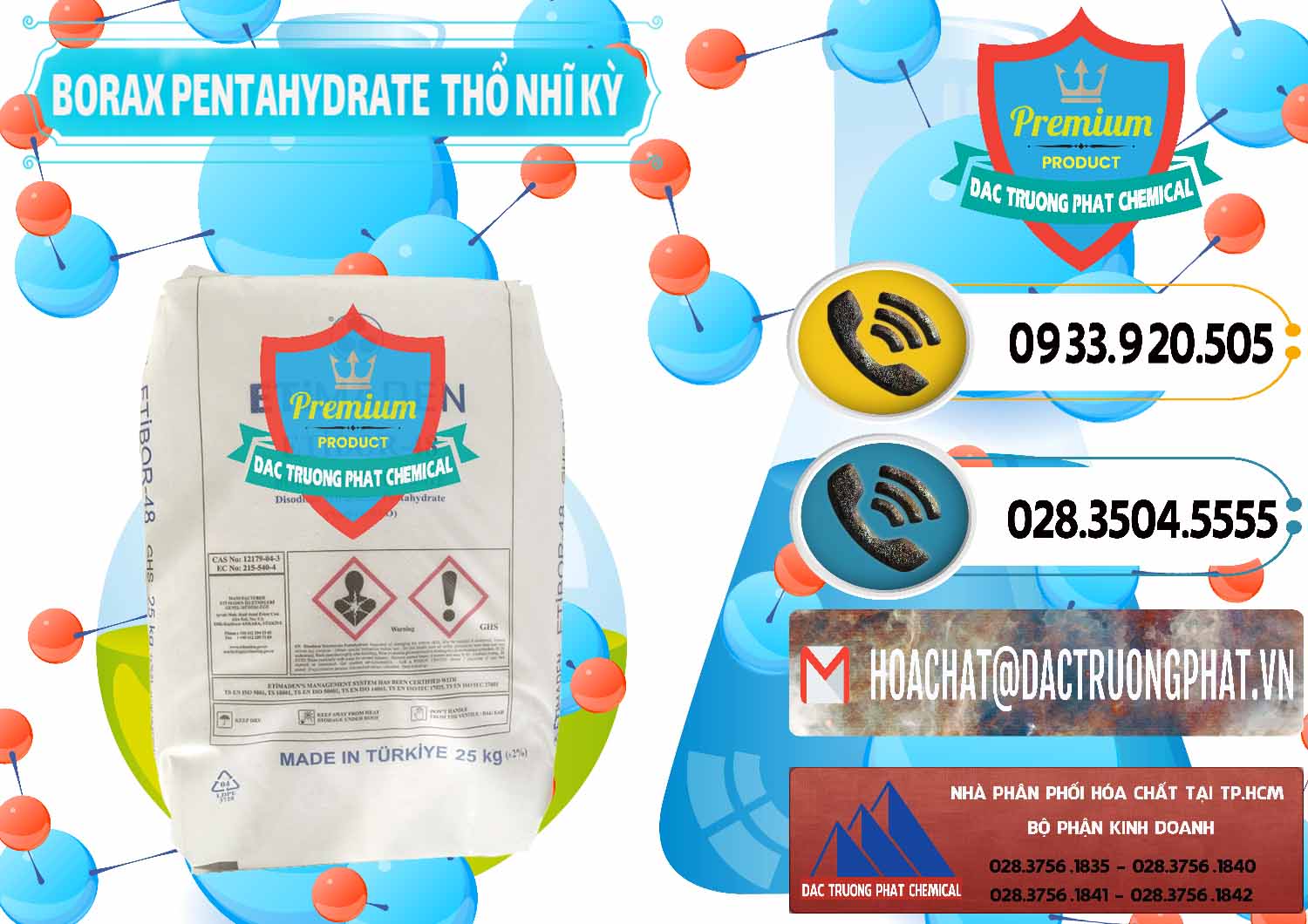 Công ty kinh doanh - bán Borax Pentahydrate Thổ Nhĩ Kỳ Turkey - 0431 - Công ty nhập khẩu & phân phối hóa chất tại TP.HCM - hoachatdetnhuom.vn
