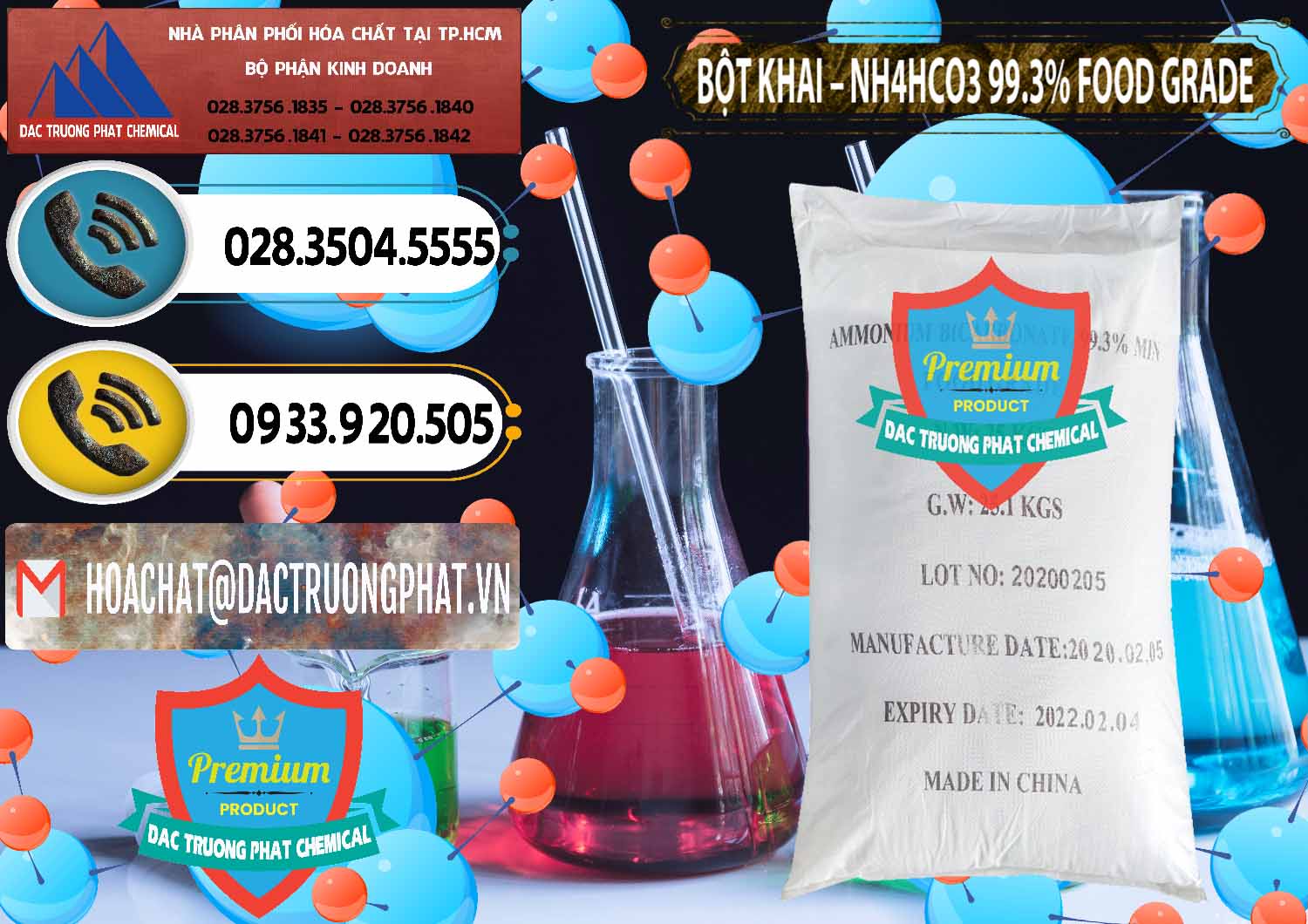 Cty chuyên cung ứng - bán Ammonium Bicarbonate – Bột Khai NH4HCO3 Food Grade Trung Quốc China - 0019 - Đơn vị chuyên cung cấp _ nhập khẩu hóa chất tại TP.HCM - hoachatdetnhuom.vn