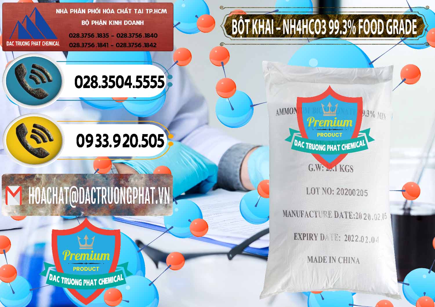 Đơn vị chuyên cung cấp ( bán ) Ammonium Bicarbonate – Bột Khai NH4HCO3 Food Grade Trung Quốc China - 0019 - Đơn vị chuyên cung cấp & nhập khẩu hóa chất tại TP.HCM - hoachatdetnhuom.vn