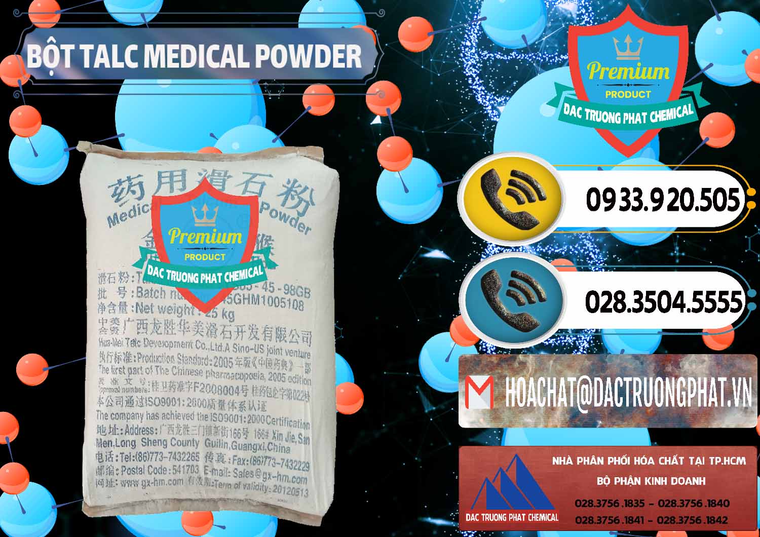 Chuyên bán ( cung ứng ) Bột Talc Medical Powder Trung Quốc China - 0036 - Chuyên cung cấp ( phân phối ) hóa chất tại TP.HCM - hoachatdetnhuom.vn