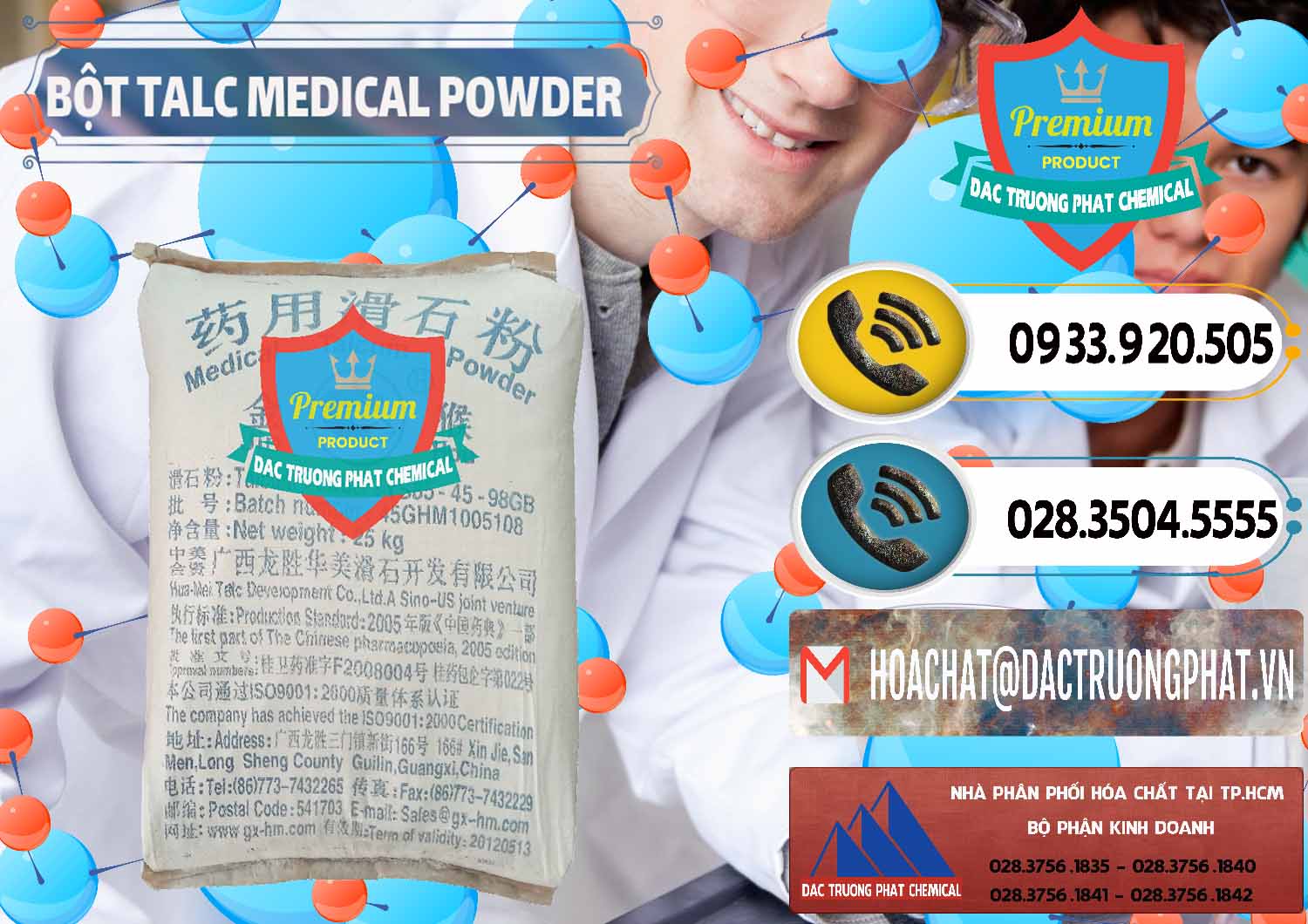 Công ty chuyên bán và phân phối Bột Talc Medical Powder Trung Quốc China - 0036 - Cty bán ( phân phối ) hóa chất tại TP.HCM - hoachatdetnhuom.vn