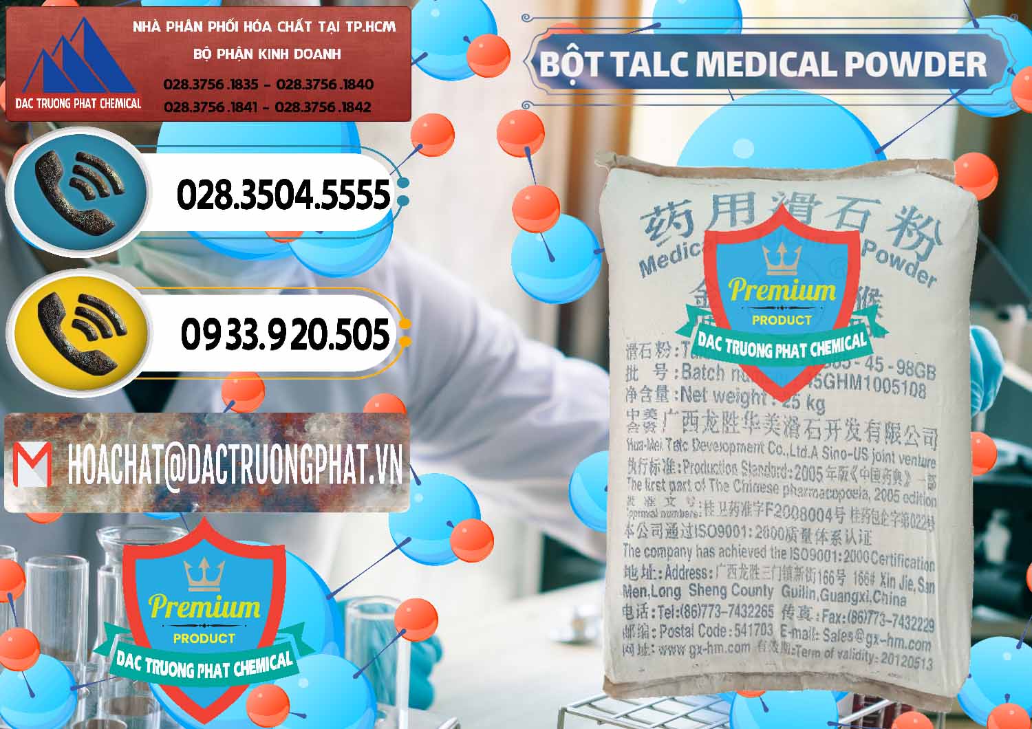 Đơn vị phân phối và bán Bột Talc Medical Powder Trung Quốc China - 0036 - Đơn vị kinh doanh - phân phối hóa chất tại TP.HCM - hoachatdetnhuom.vn
