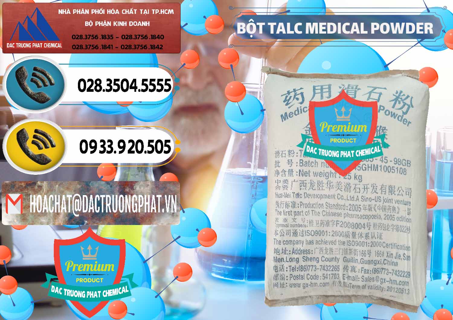 Công ty chuyên bán ( phân phối ) Bột Talc Medical Powder Trung Quốc China - 0036 - Nơi chuyên phân phối và nhập khẩu hóa chất tại TP.HCM - hoachatdetnhuom.vn