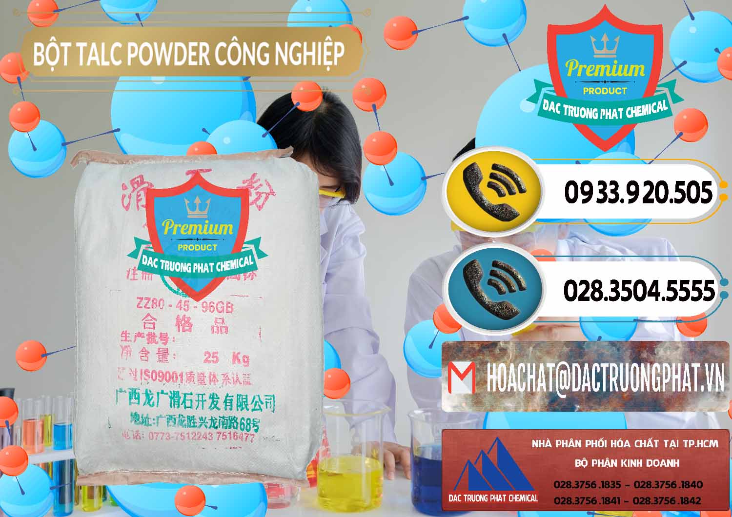 Chuyên bán & cung cấp Bột Talc Powder Công Nghiệp Trung Quốc China - 0037 - Nhập khẩu - phân phối hóa chất tại TP.HCM - hoachatdetnhuom.vn