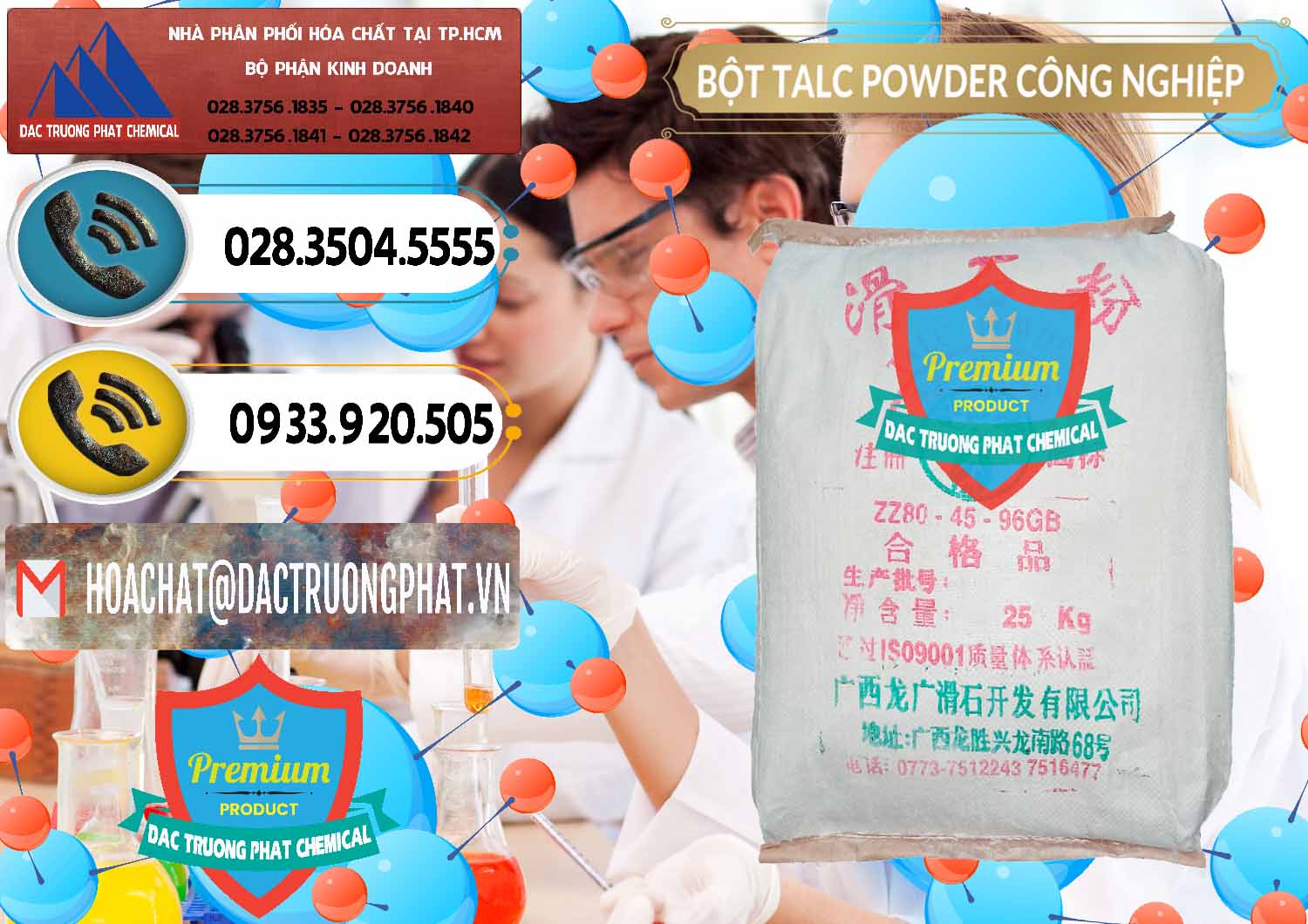 Nhập khẩu _ bán Bột Talc Powder Công Nghiệp Trung Quốc China - 0037 - Phân phối & bán hóa chất tại TP.HCM - hoachatdetnhuom.vn
