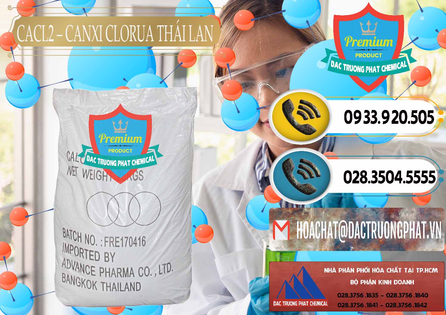 Nhập khẩu và bán CaCl2 – Canxi Clorua 96% Thái Lan - 0042 - Nơi chuyên nhập khẩu & phân phối hóa chất tại TP.HCM - hoachatdetnhuom.vn