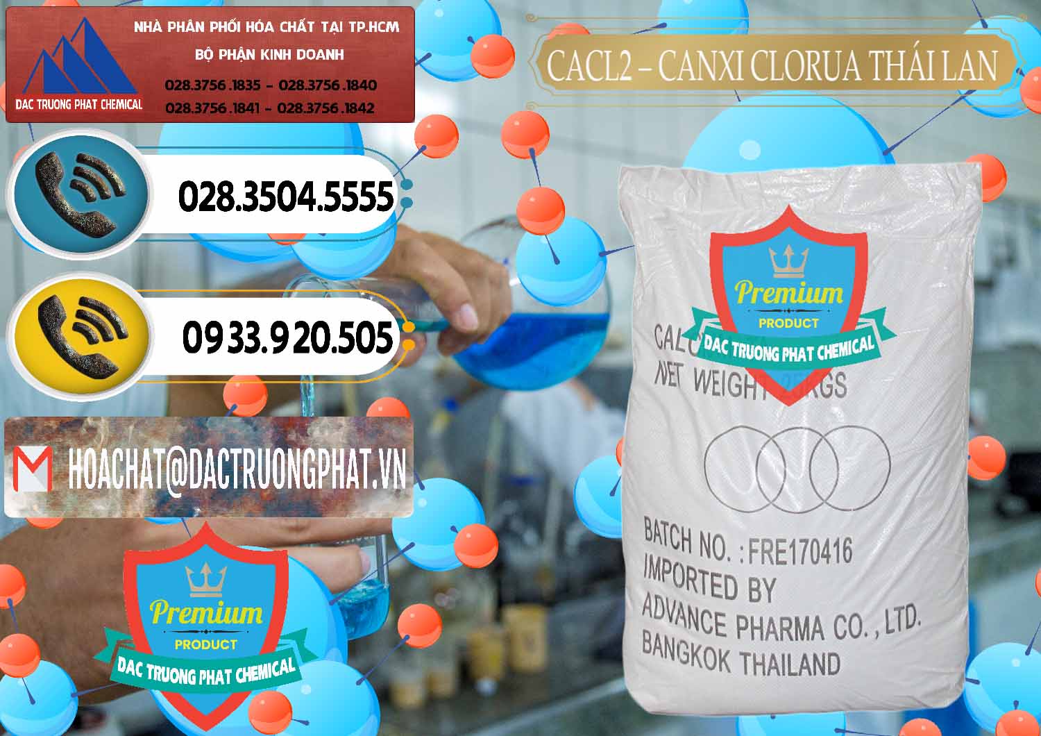 Cty phân phối - bán CaCl2 – Canxi Clorua 96% Thái Lan - 0042 - Nơi cung cấp - nhập khẩu hóa chất tại TP.HCM - hoachatdetnhuom.vn