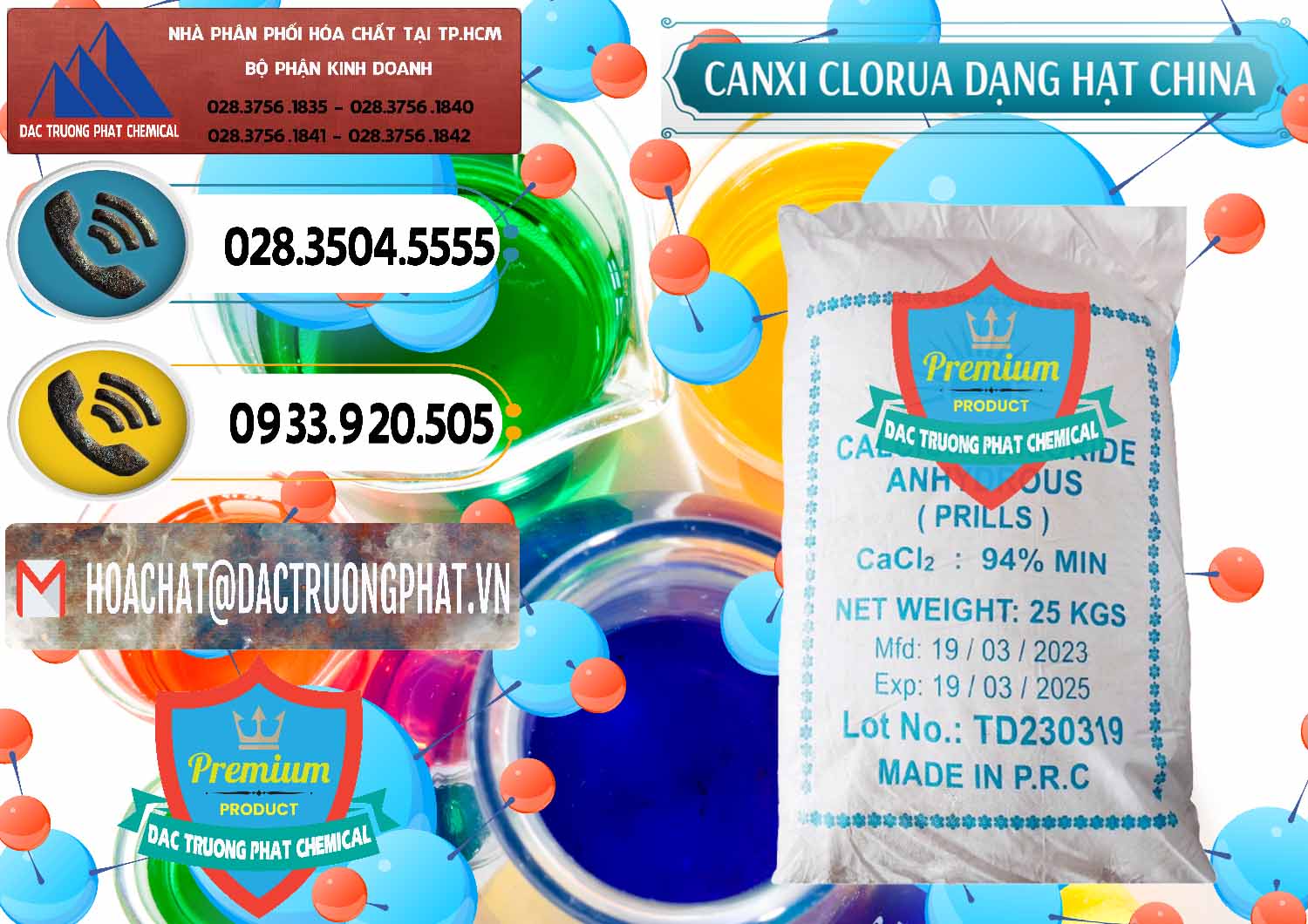 Nơi bán - cung ứng CaCl2 – Canxi Clorua 94% Dạng Hạt Trung Quốc China - 0373 - Nơi chuyên nhập khẩu ( cung cấp ) hóa chất tại TP.HCM - hoachatdetnhuom.vn