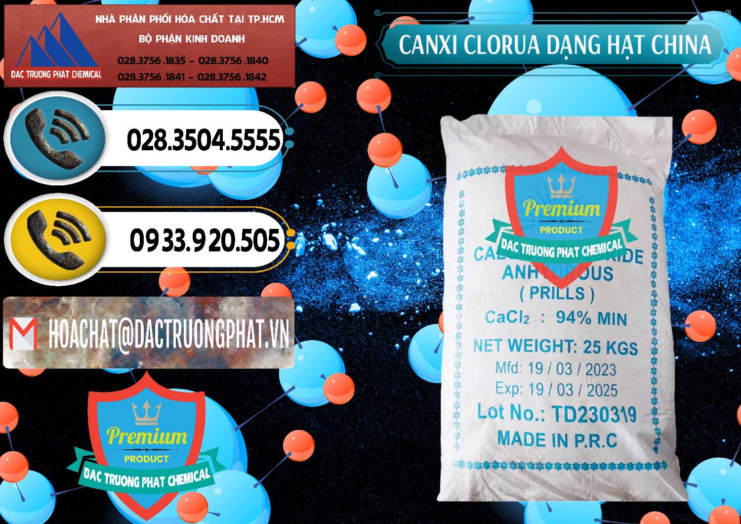 Nơi cung cấp & bán CaCl2 – Canxi Clorua 94% Dạng Hạt Trung Quốc China - 0373 - Nơi chuyên phân phối - kinh doanh hóa chất tại TP.HCM - hoachatdetnhuom.vn